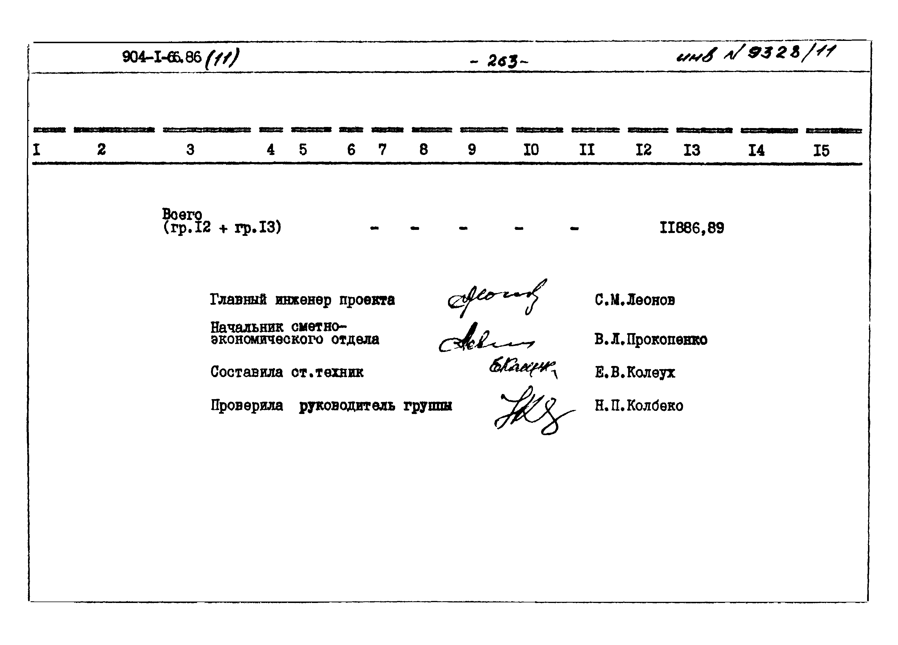Типовой проект 904-1-66.86