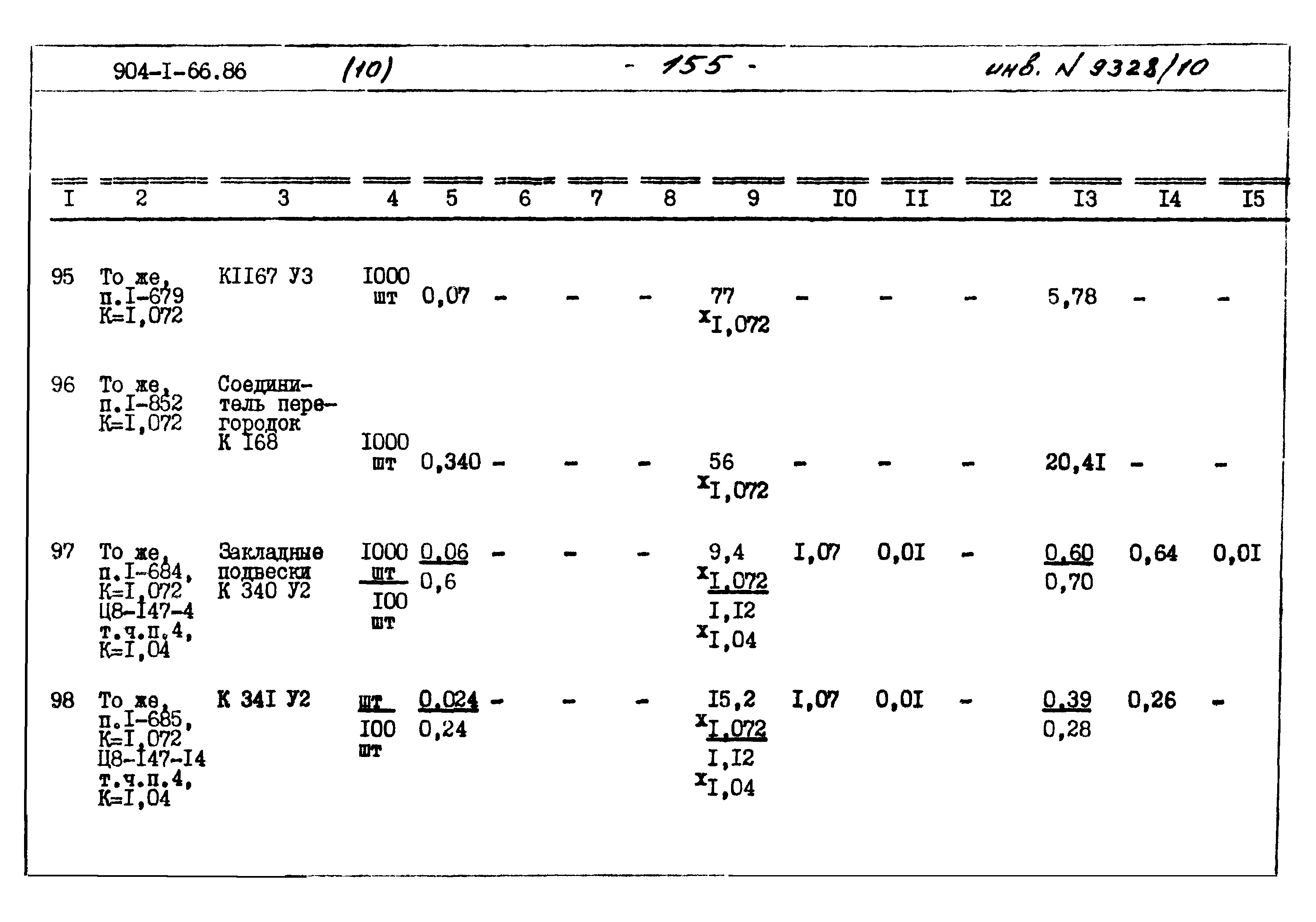Типовой проект 904-1-66.86