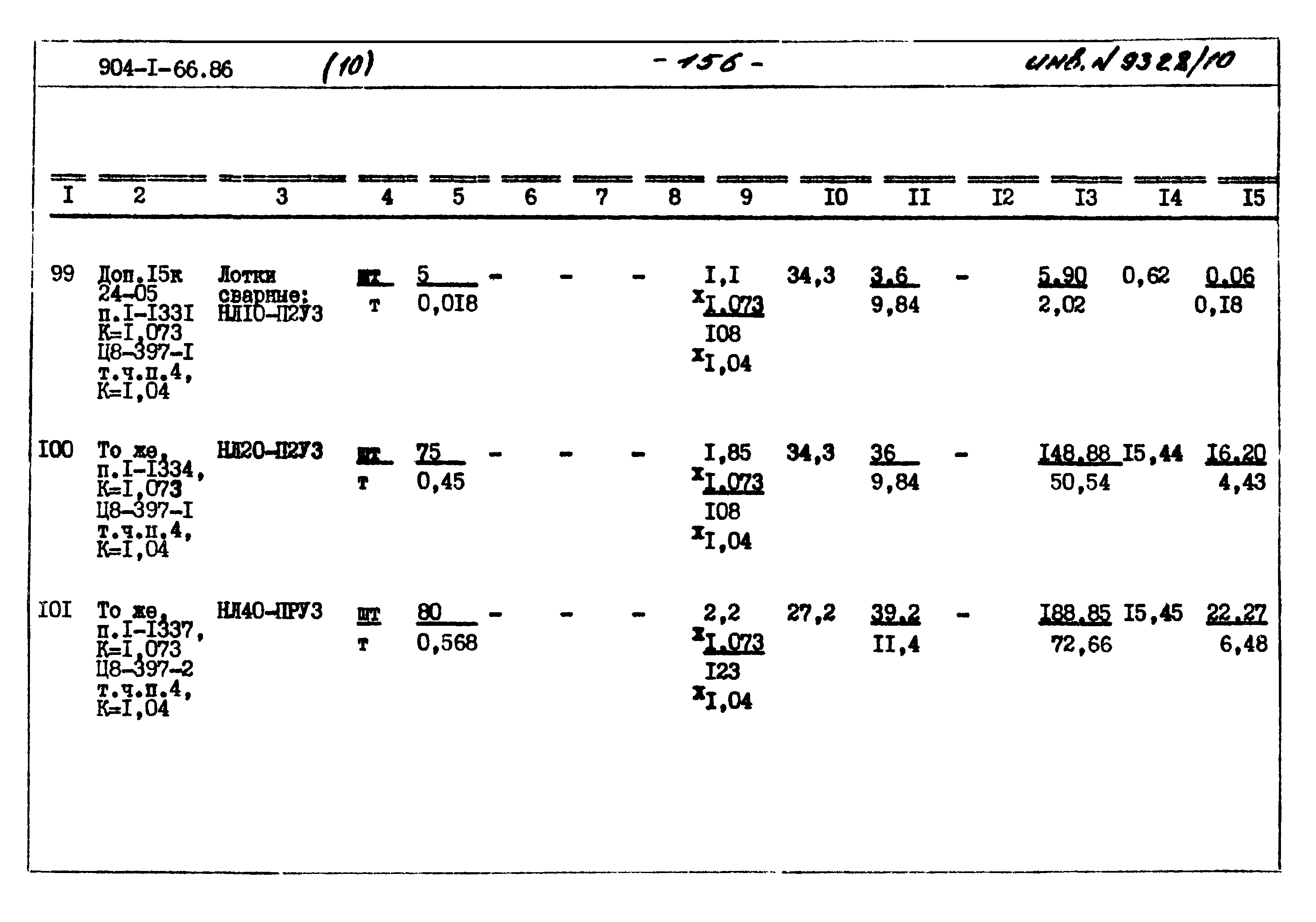 Типовой проект 904-1-66.86