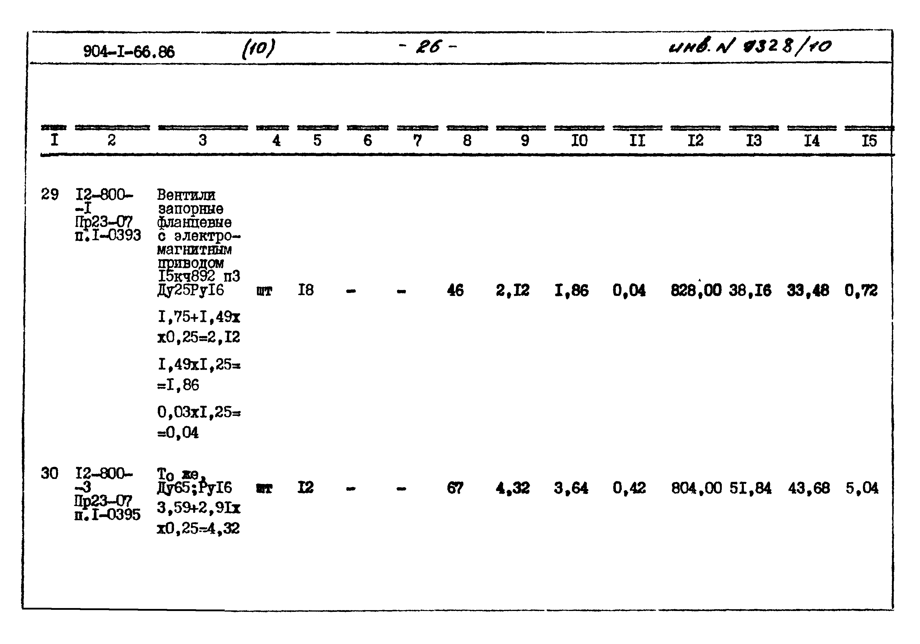 Типовой проект 904-1-66.86