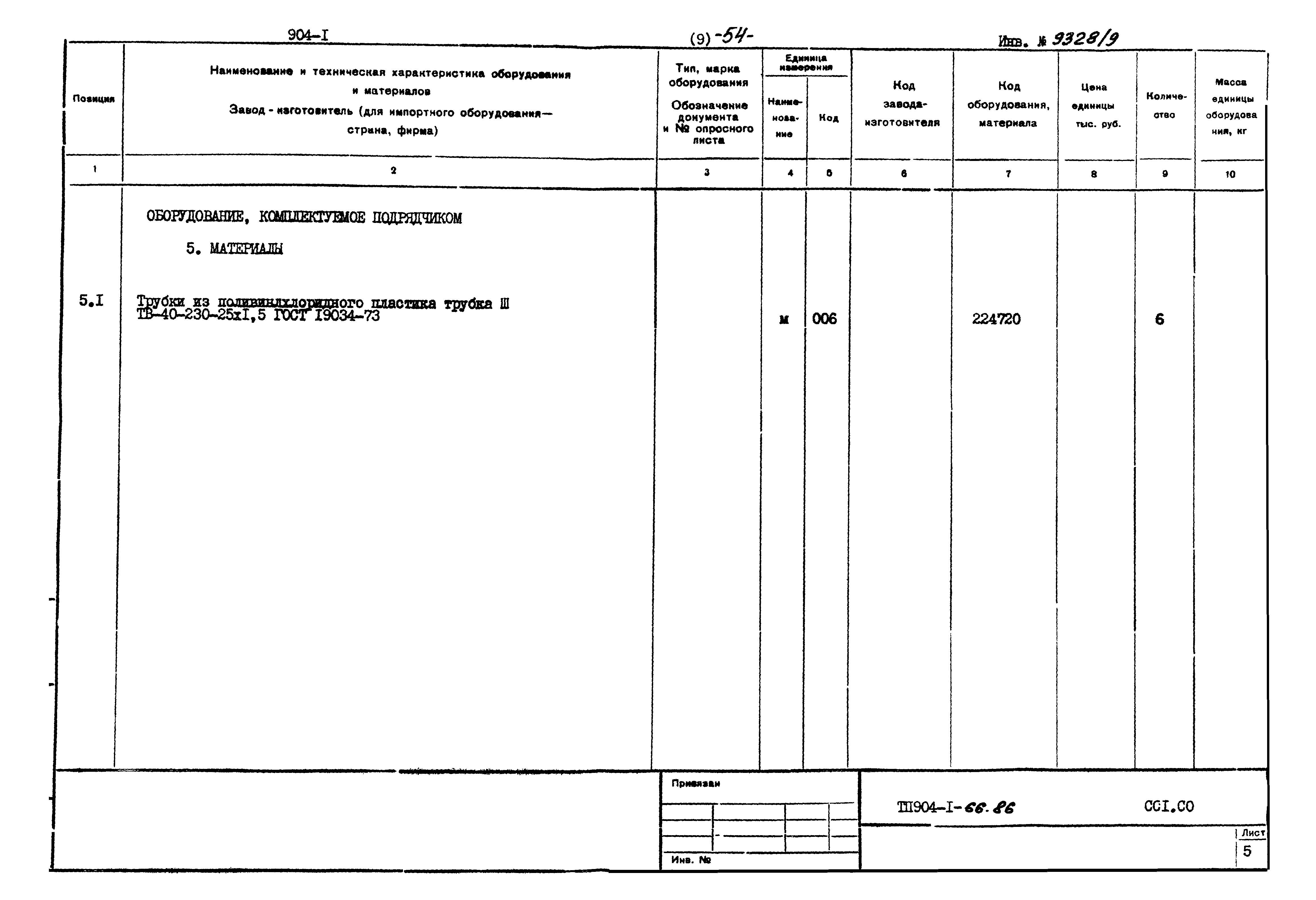 Типовой проект 904-1-66.86