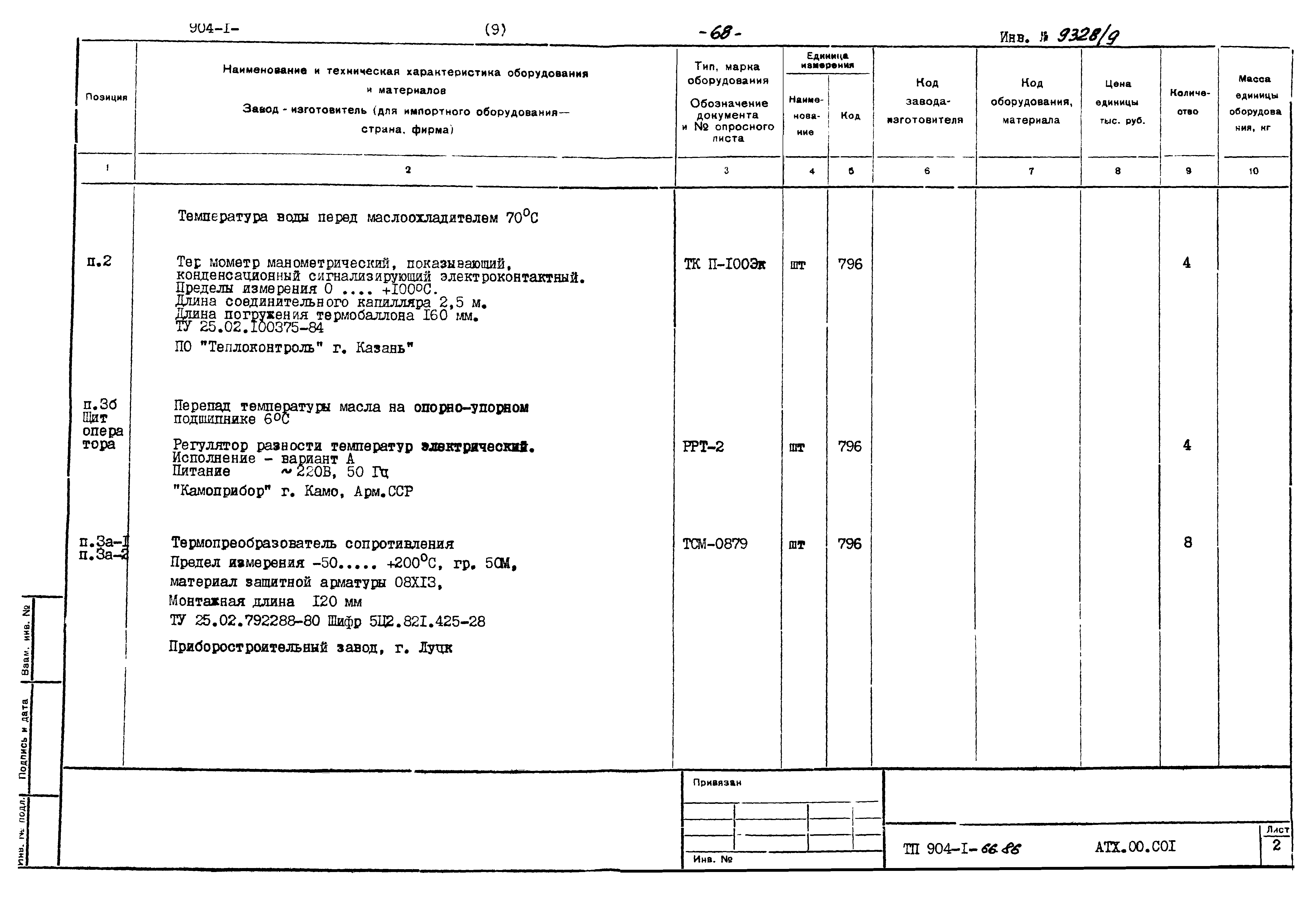 Типовой проект 904-1-66.86