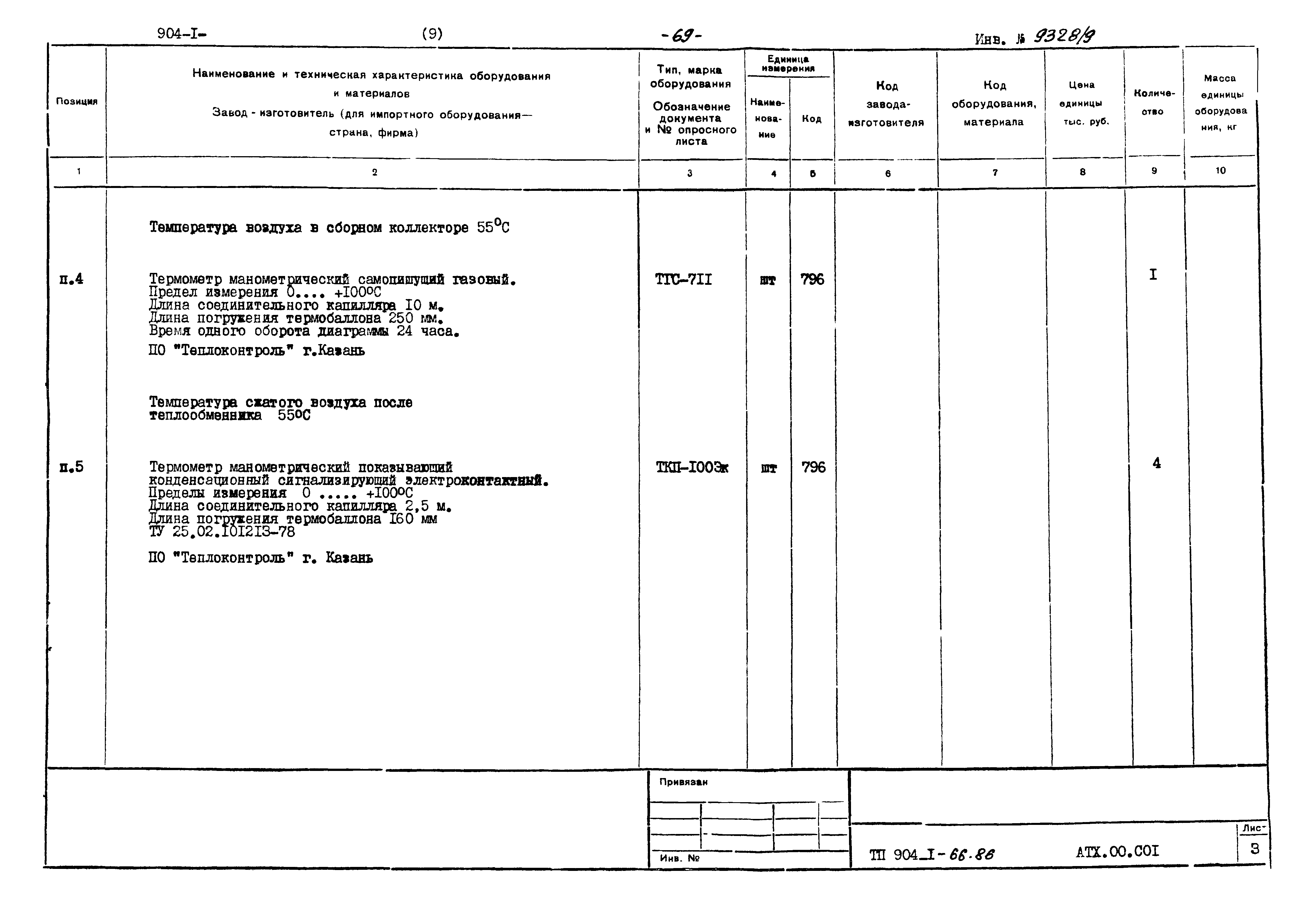 Типовой проект 904-1-66.86