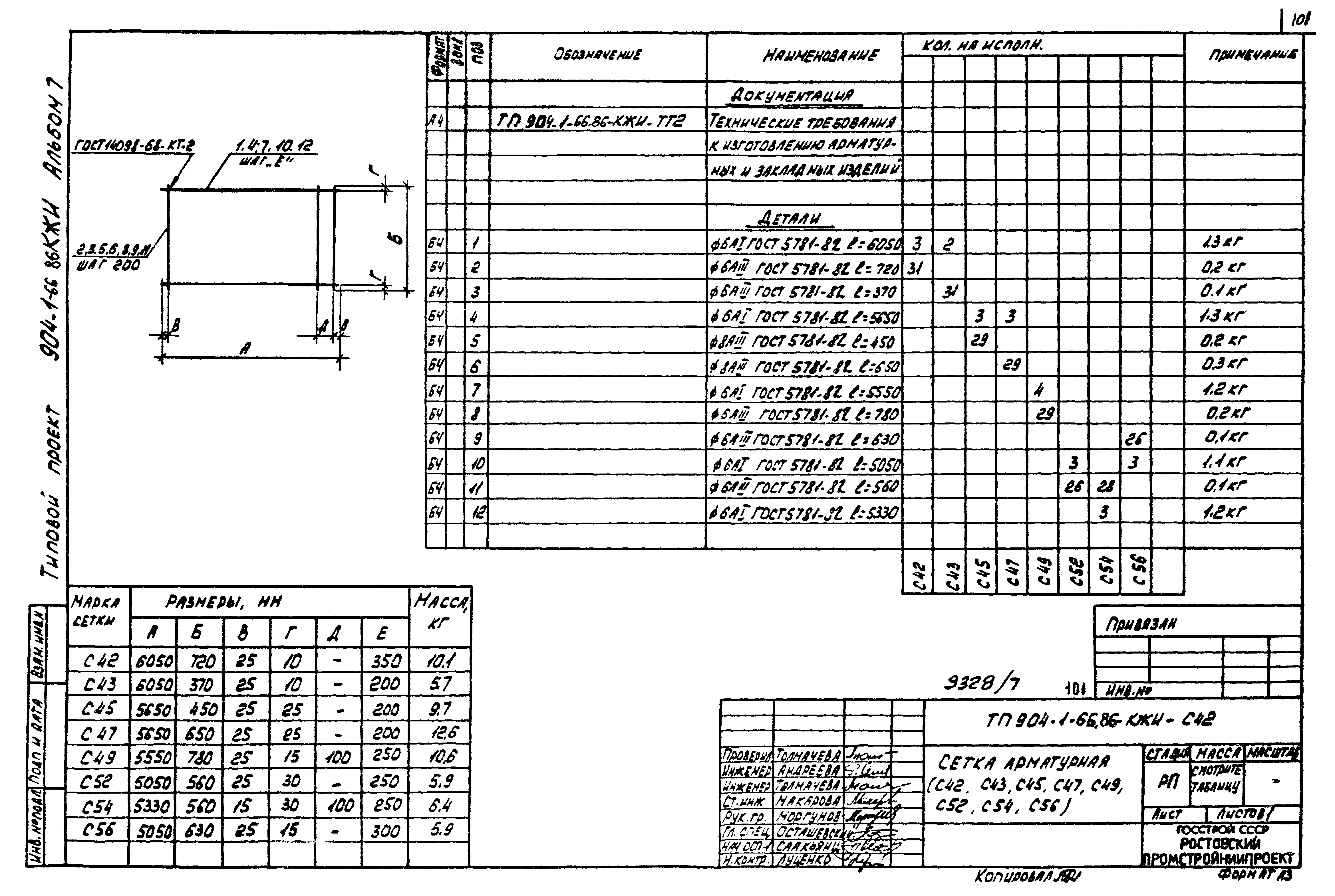 Типовой проект 904-1-66.86