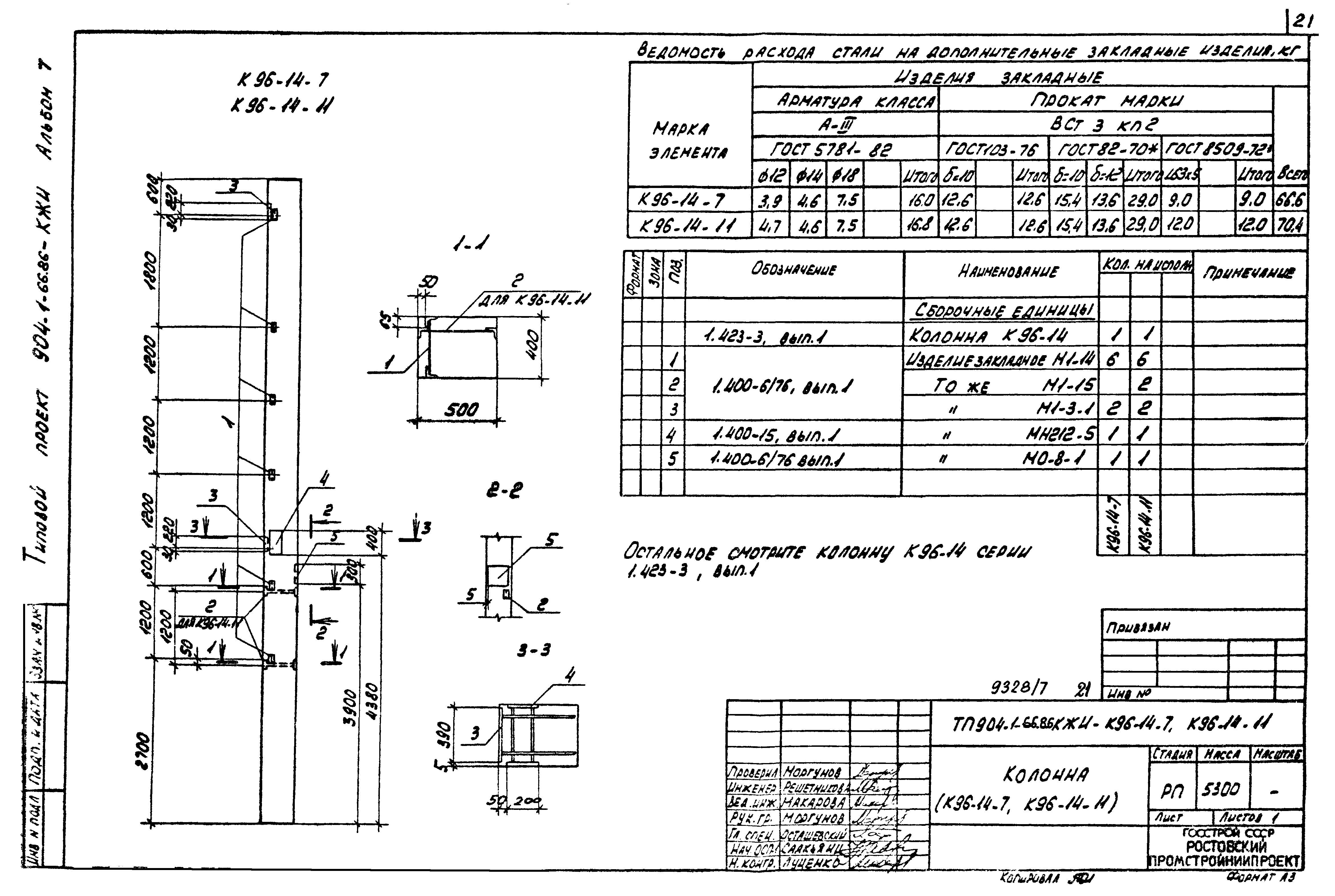 Типовой проект 904-1-66.86