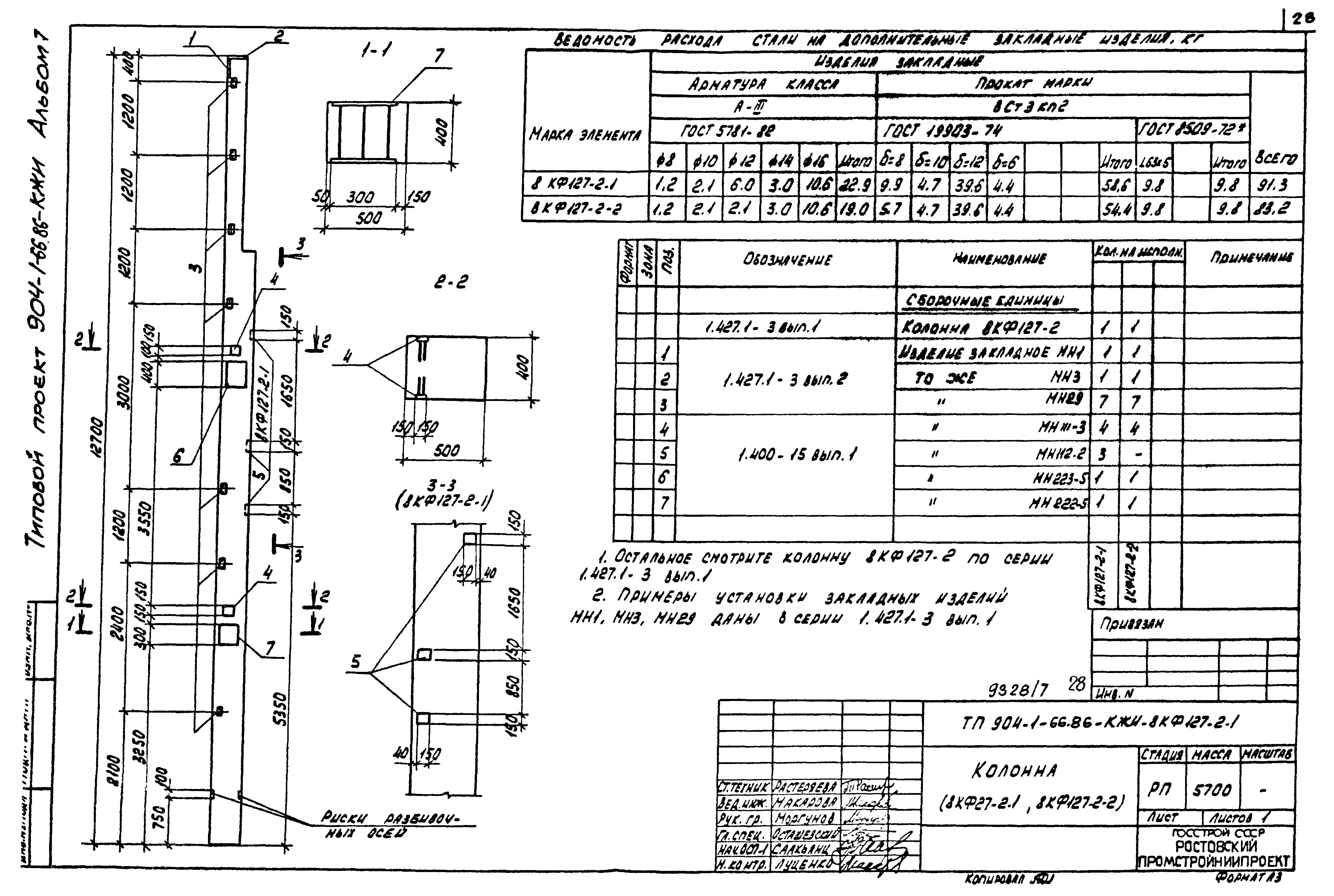 Типовой проект 904-1-66.86