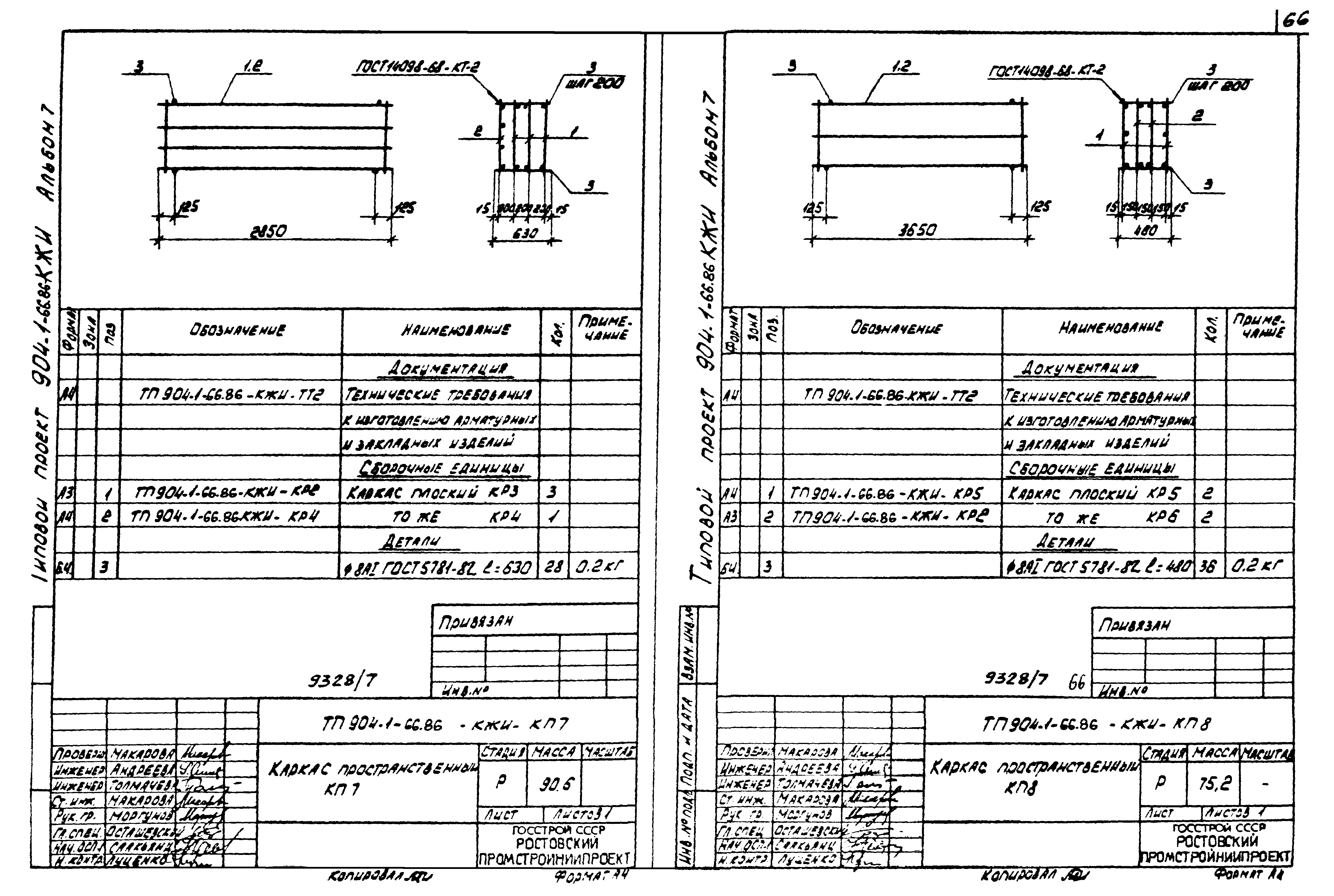 Типовой проект 904-1-66.86