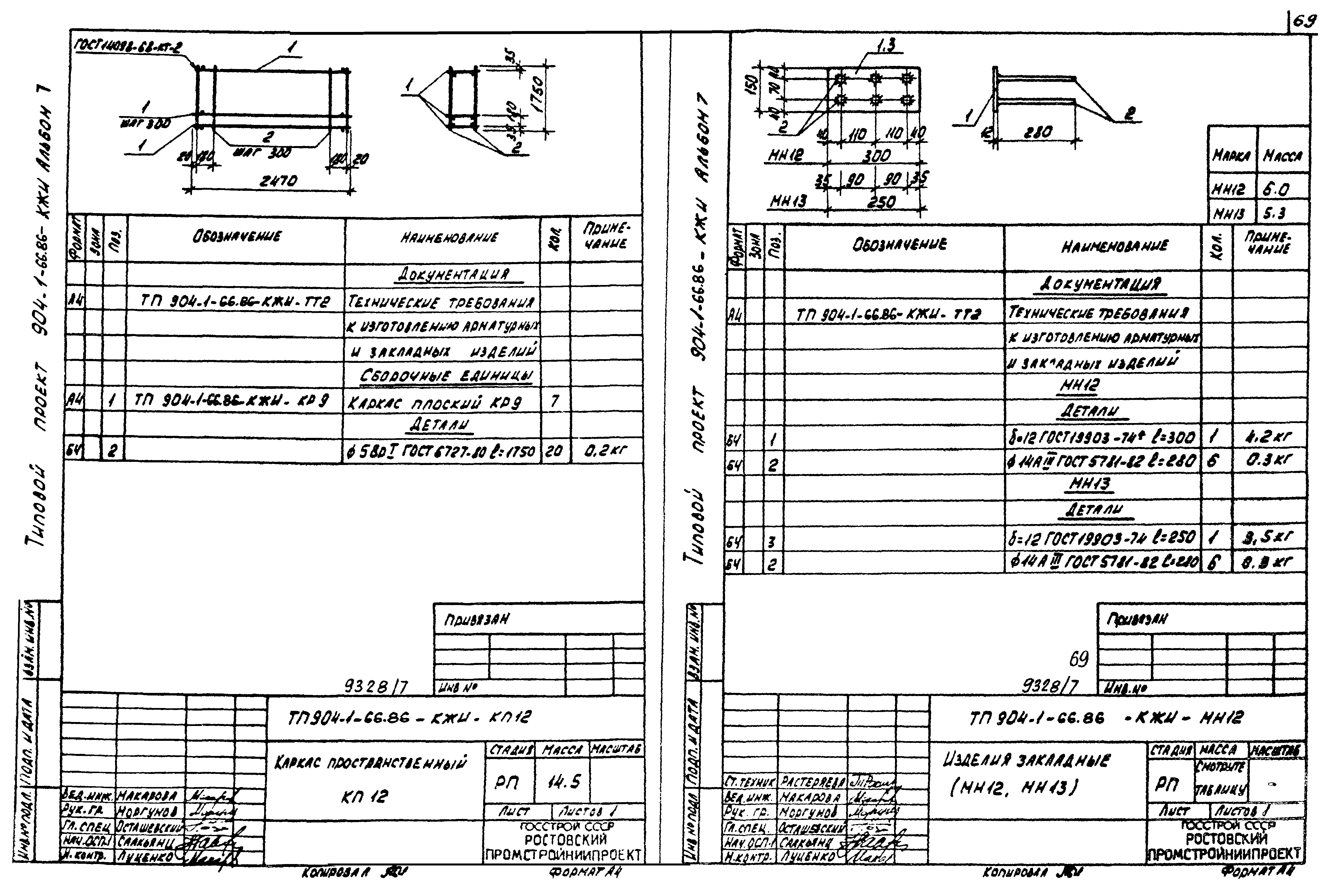 Типовой проект 904-1-66.86