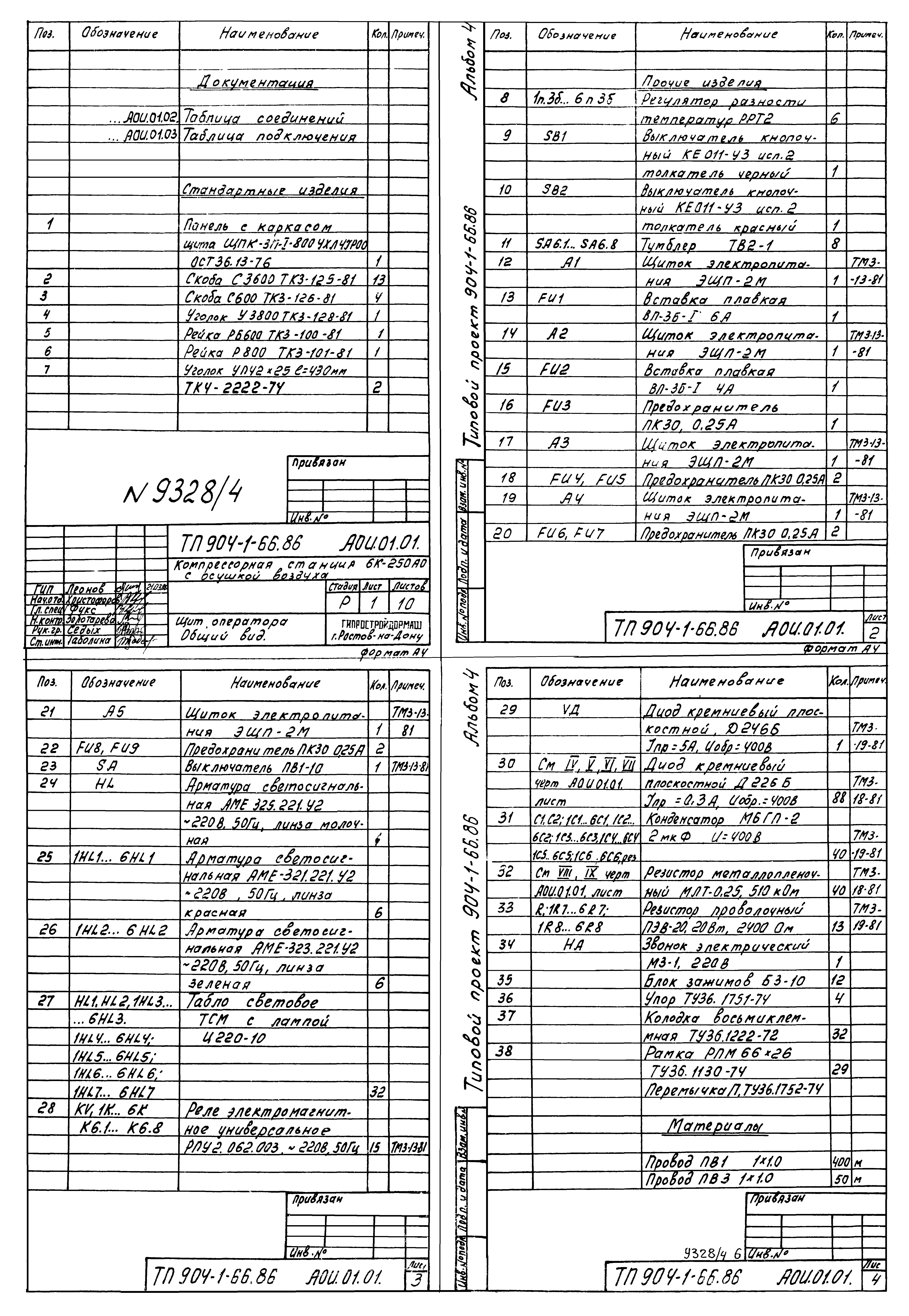 Типовой проект 904-1-66.86