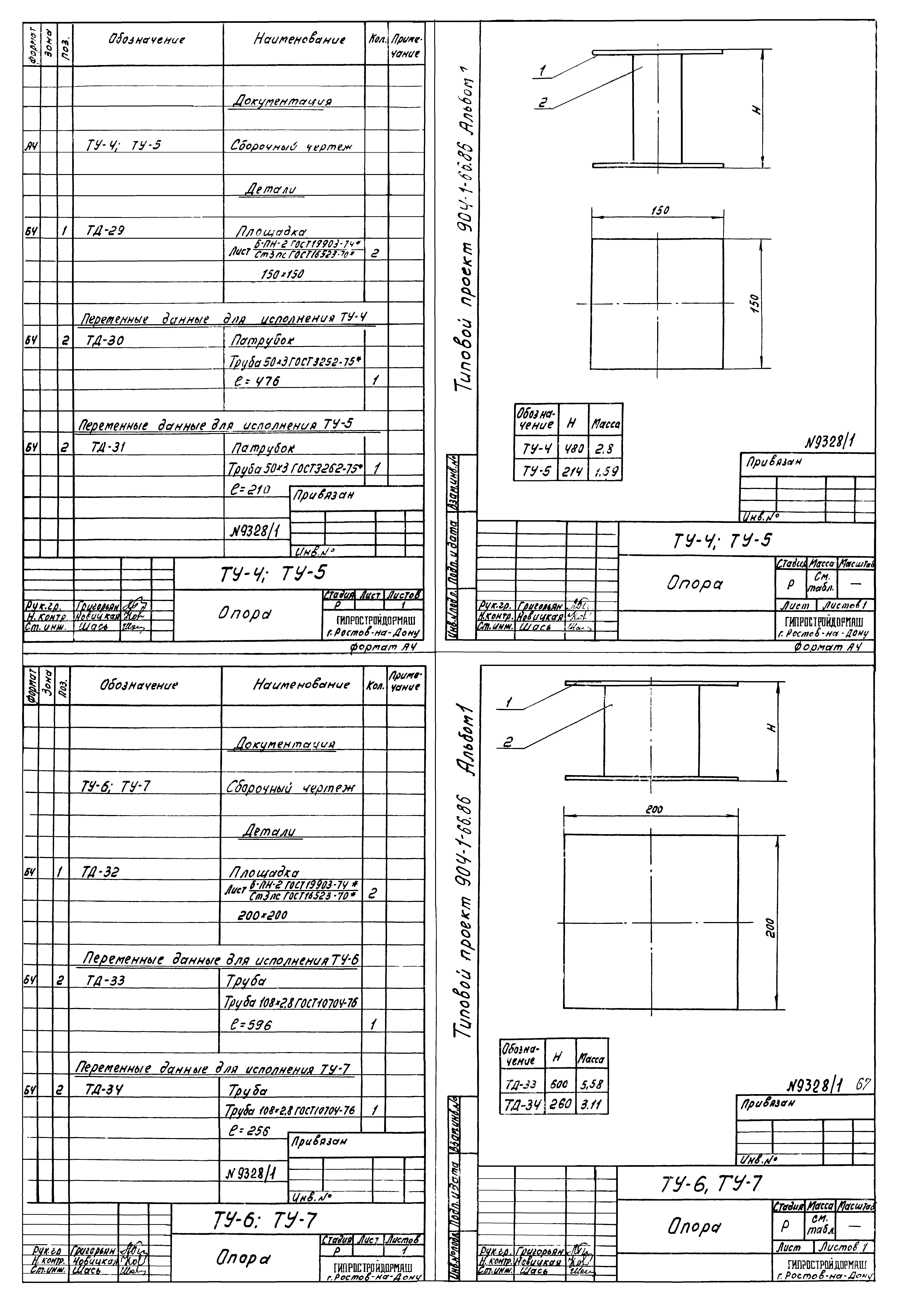 Типовой проект 904-1-66.86