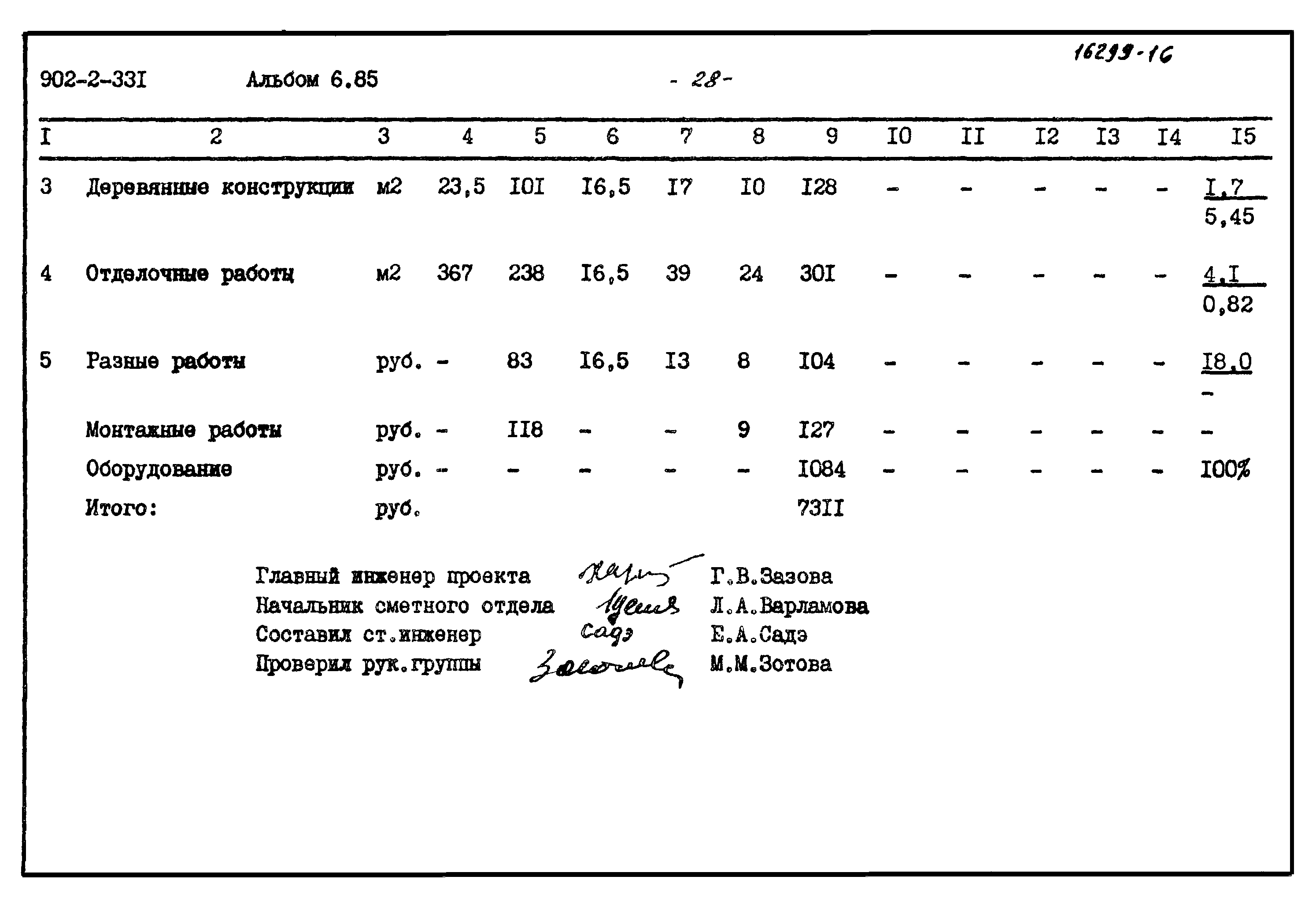 Типовой проект 902-2-331