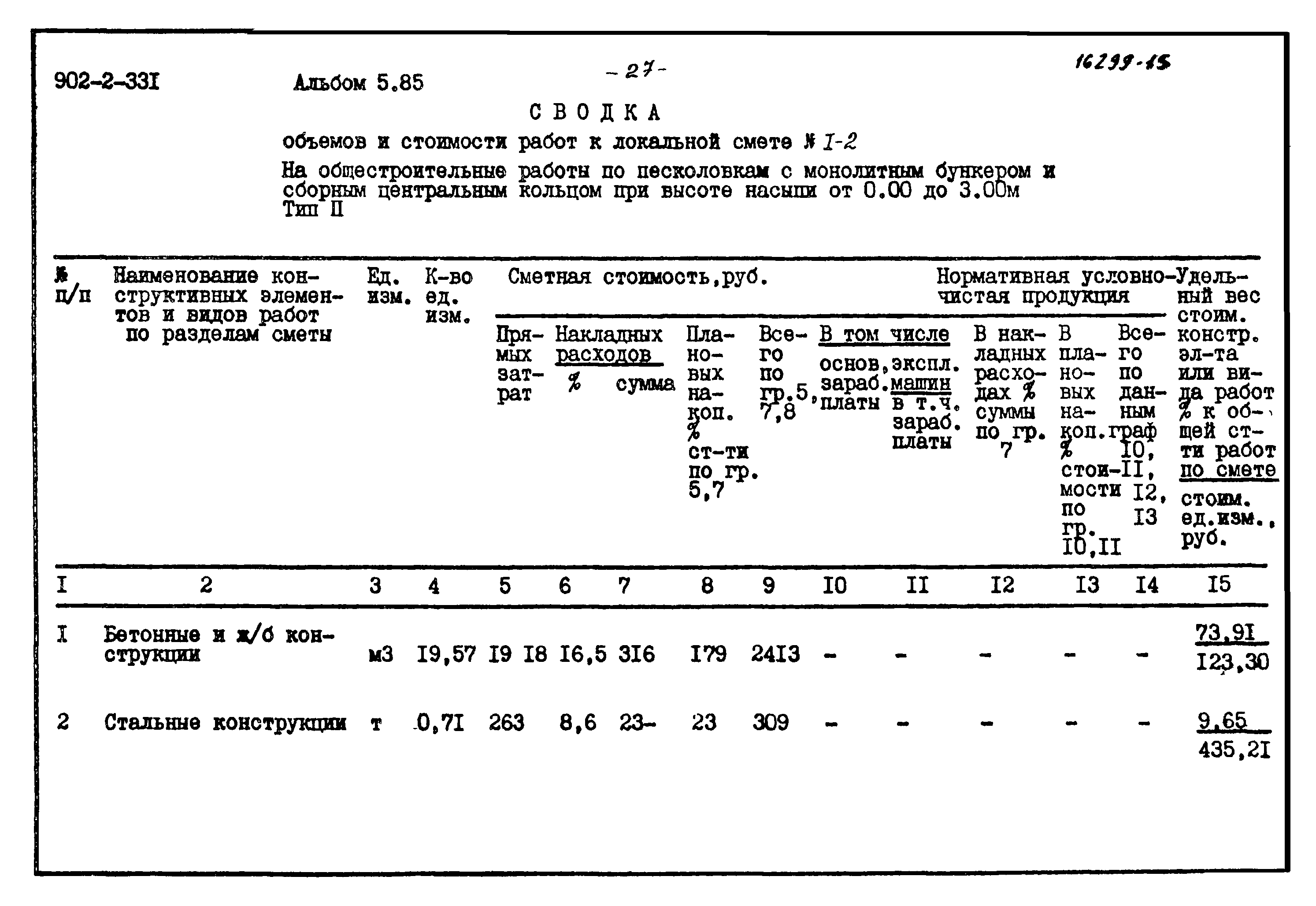 Типовой проект 902-2-331