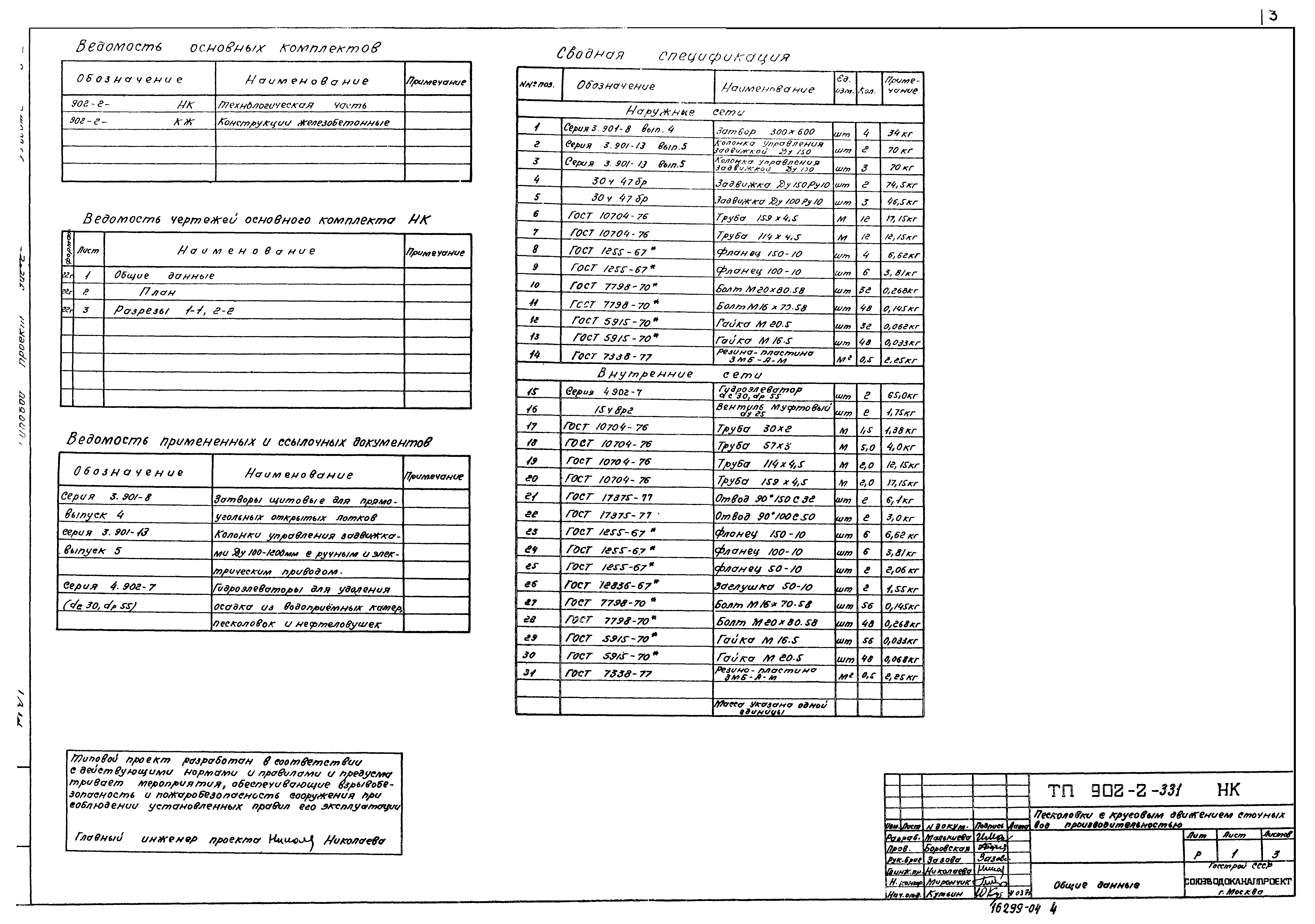Типовой проект 902-2-331