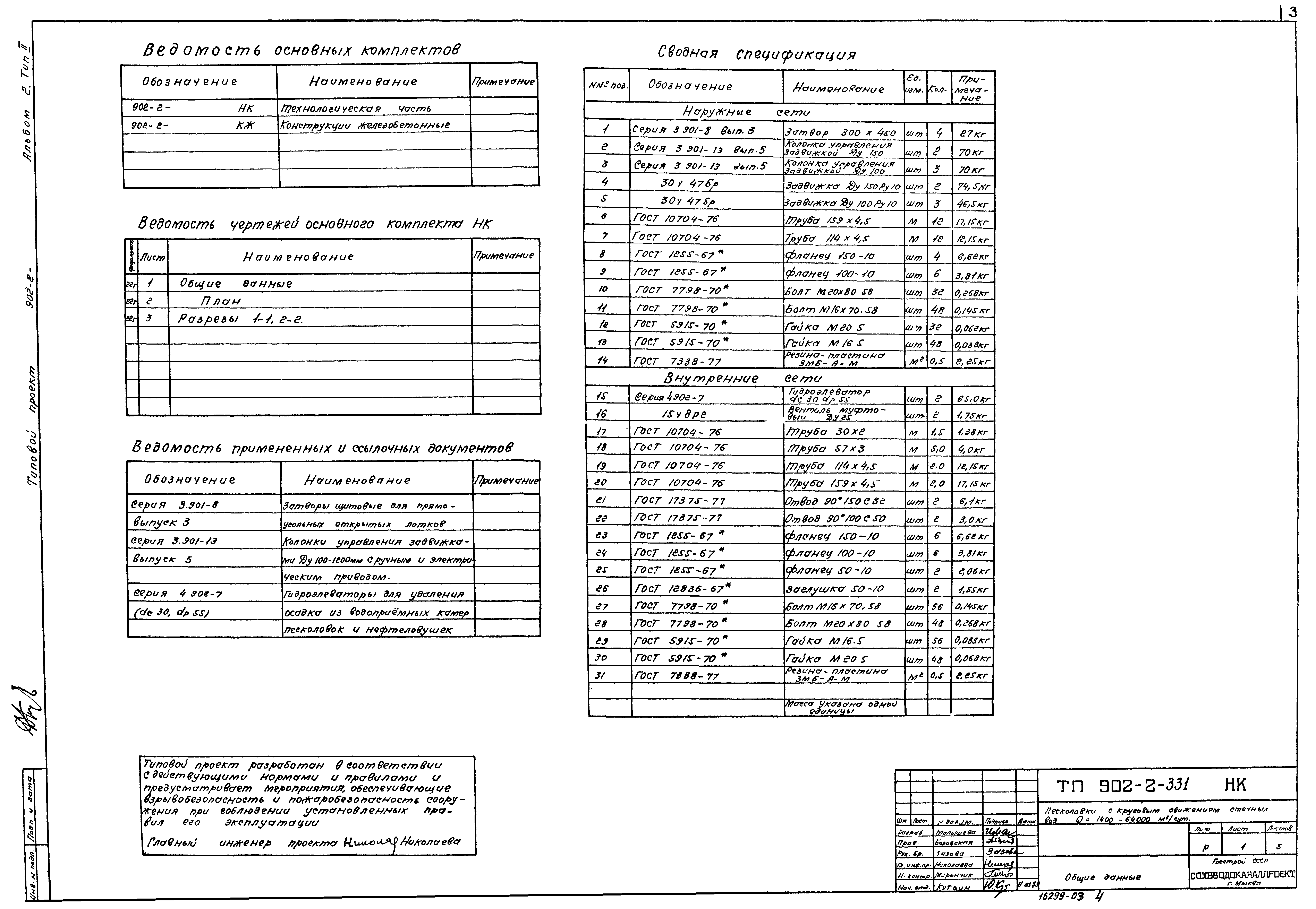 Типовой проект 902-2-331