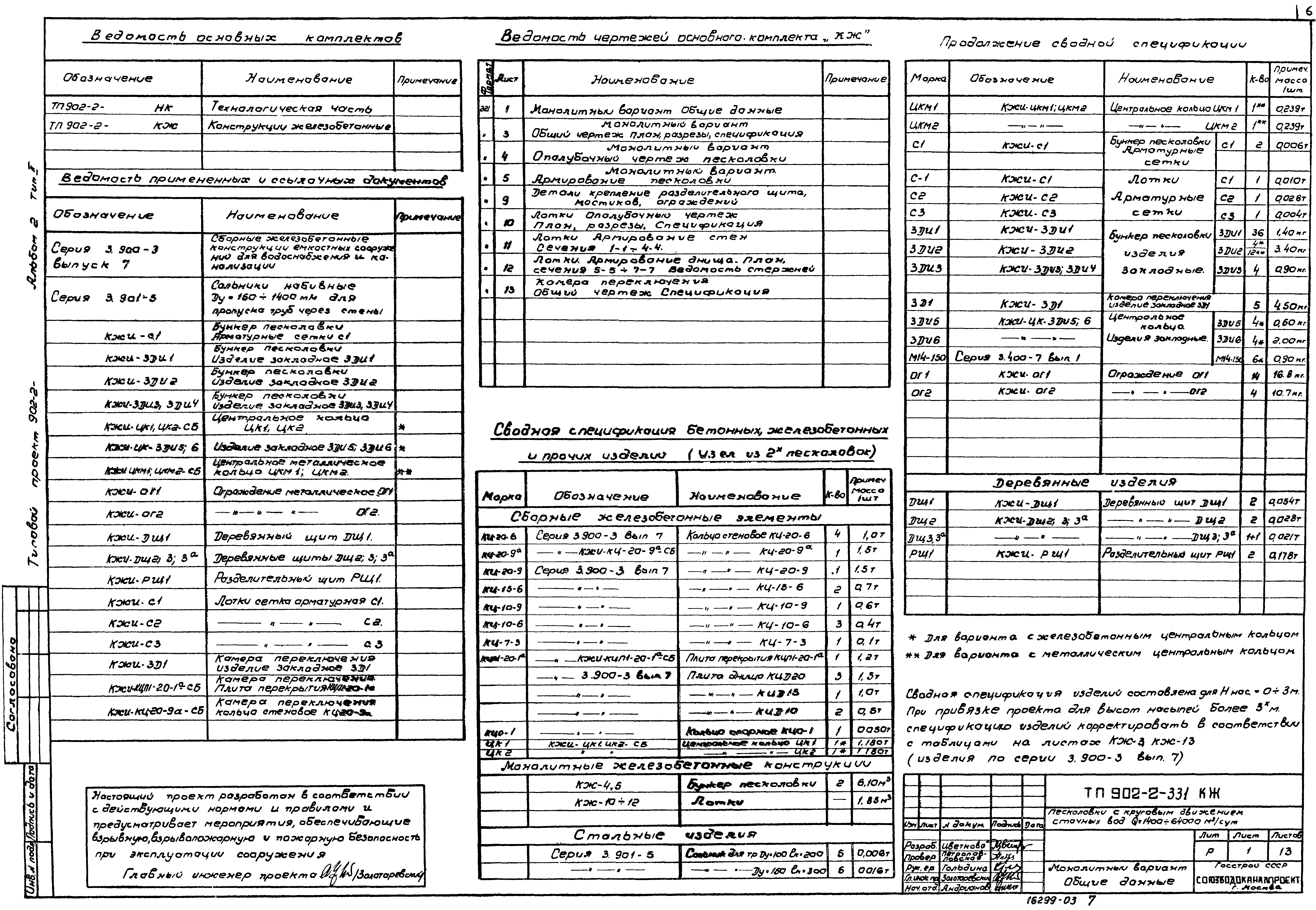 Типовой проект 902-2-331