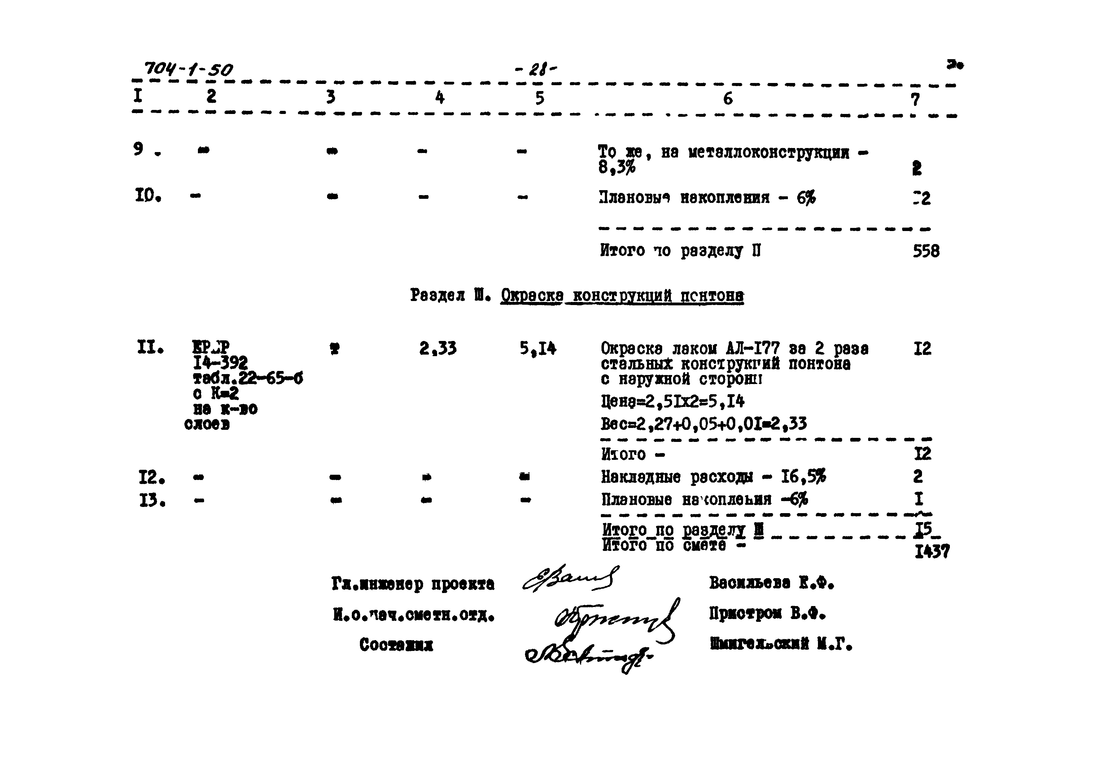 Типовой проект 704-1-50