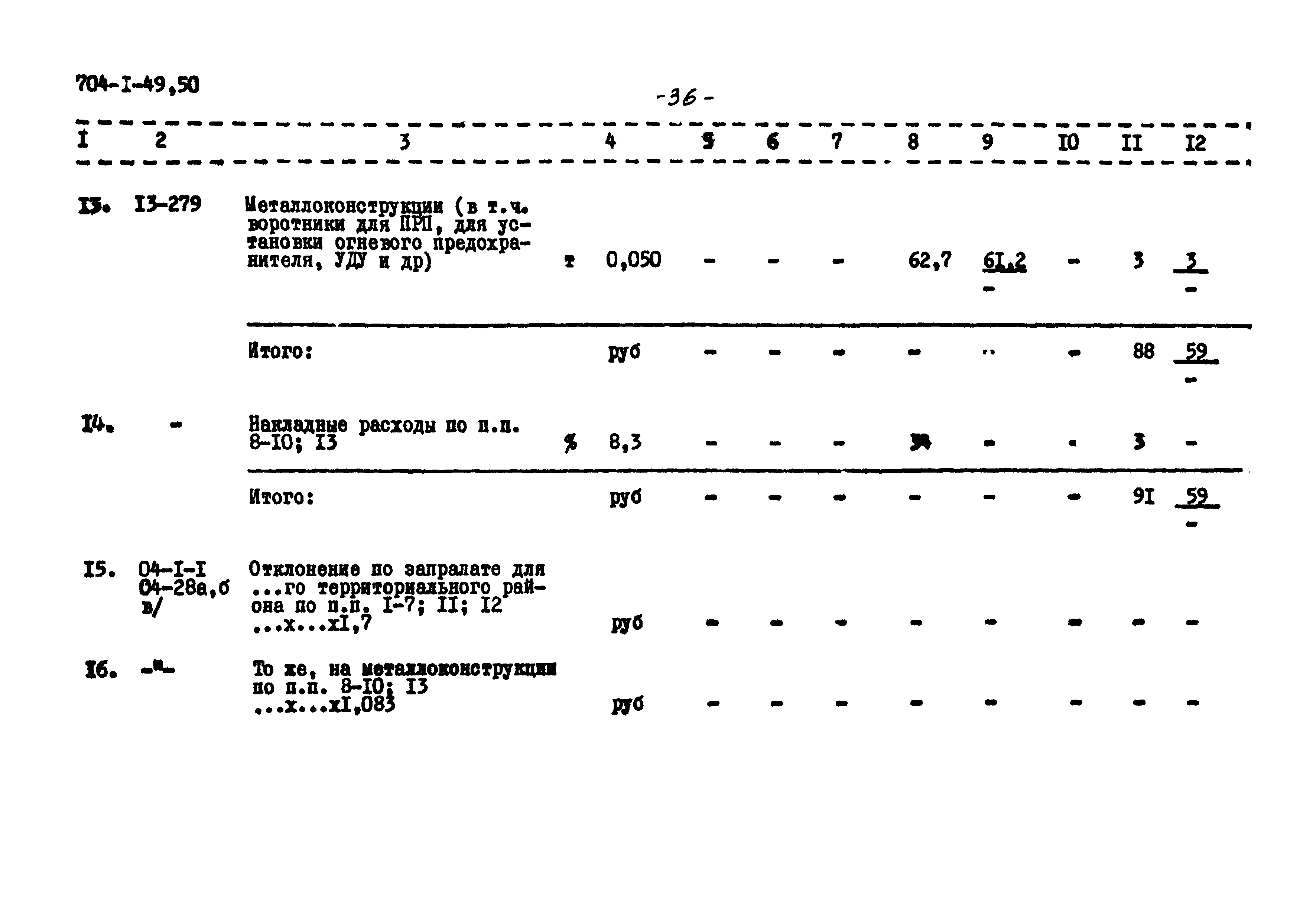 Типовой проект 704-1-50