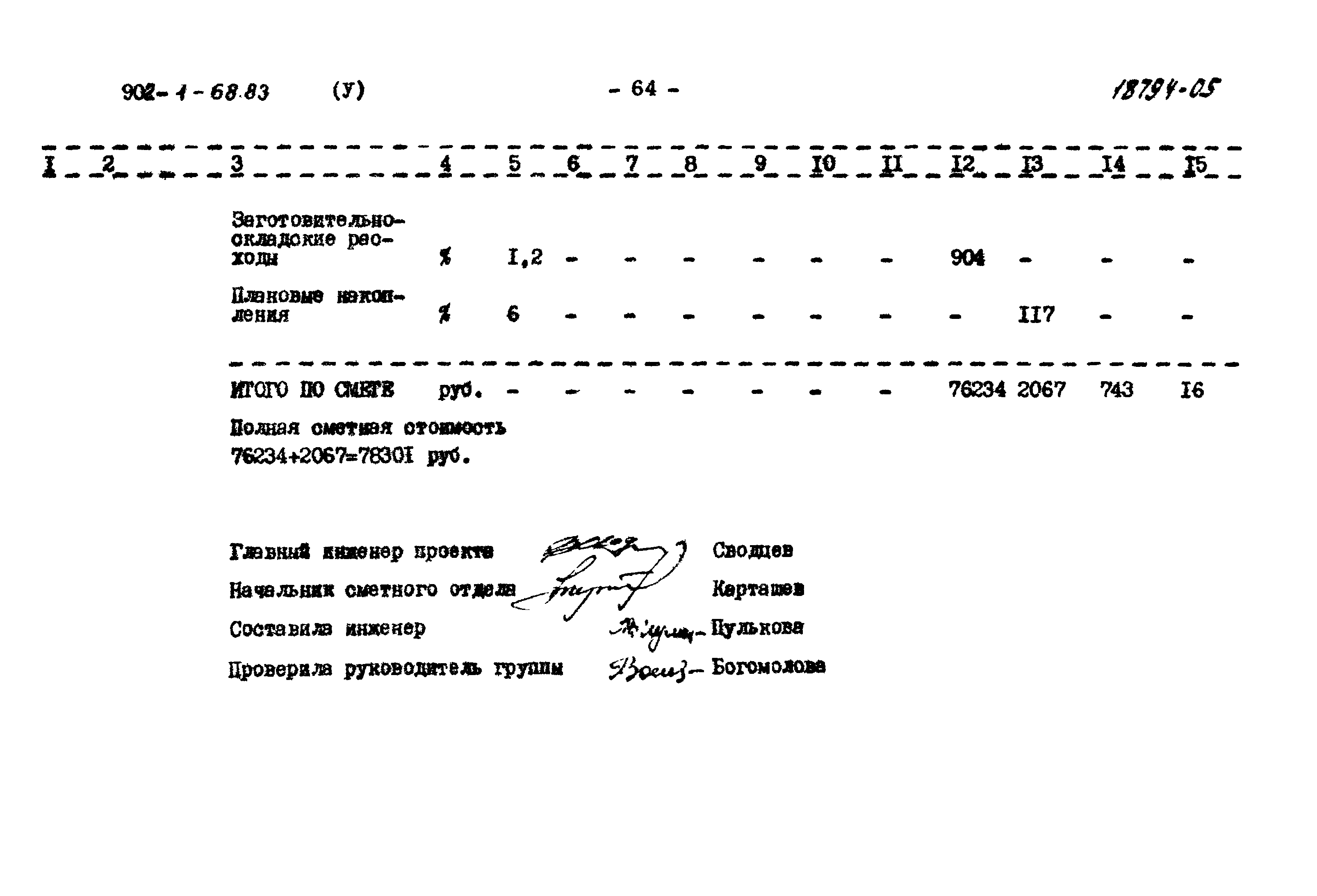 Типовой проект 902-1-68.83