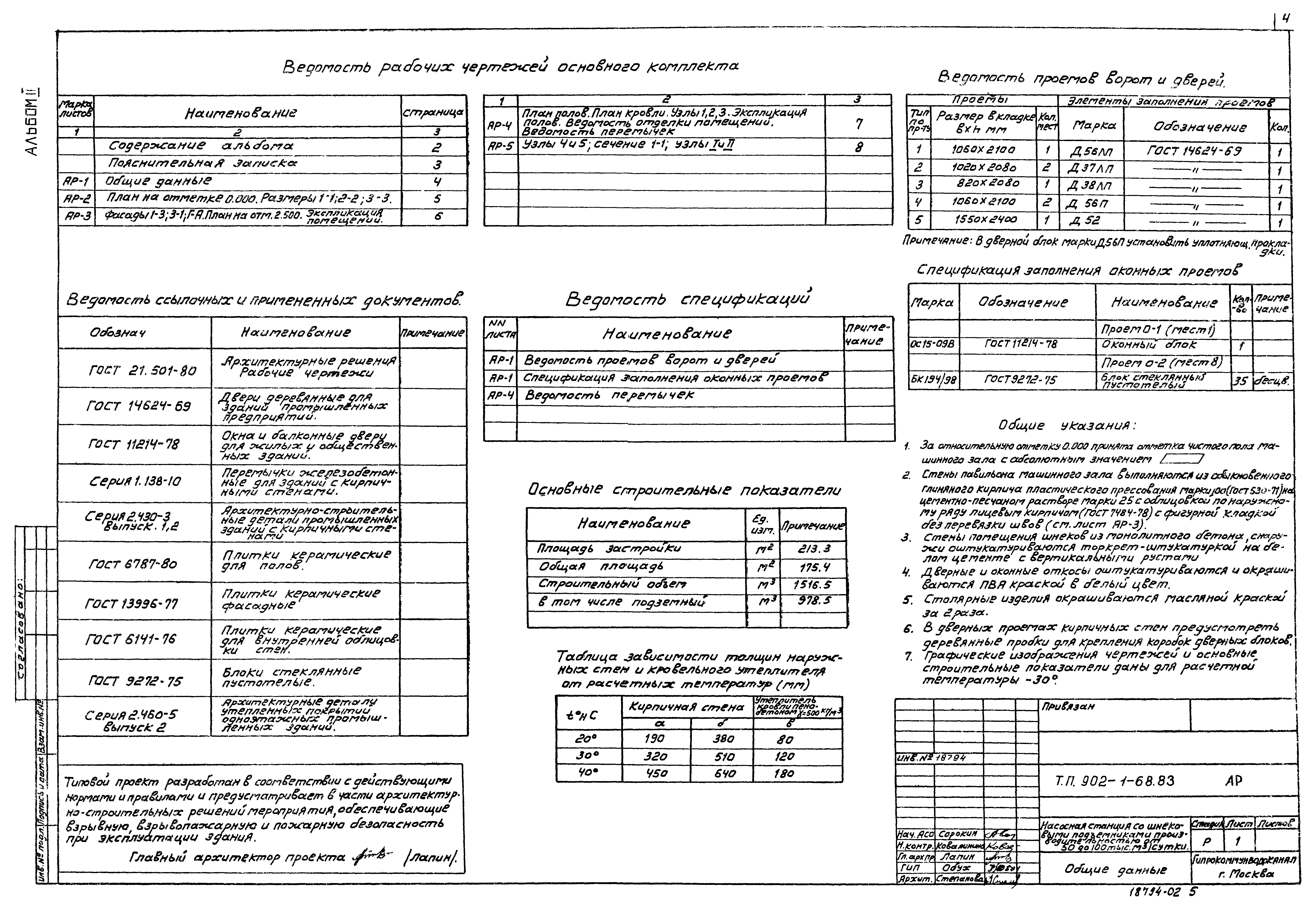 Типовой проект 902-1-68.83