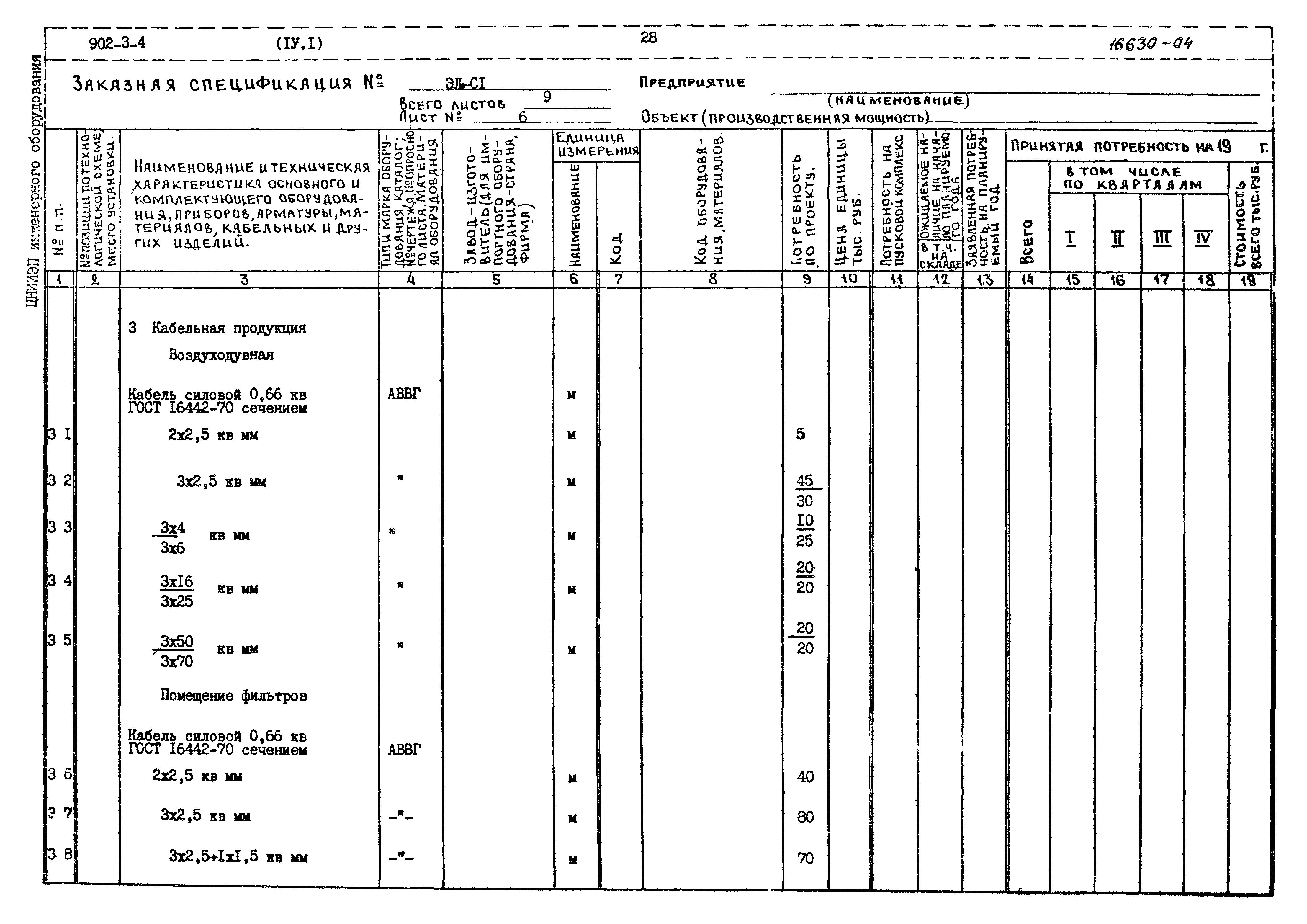 Типовой проект 902-3-4