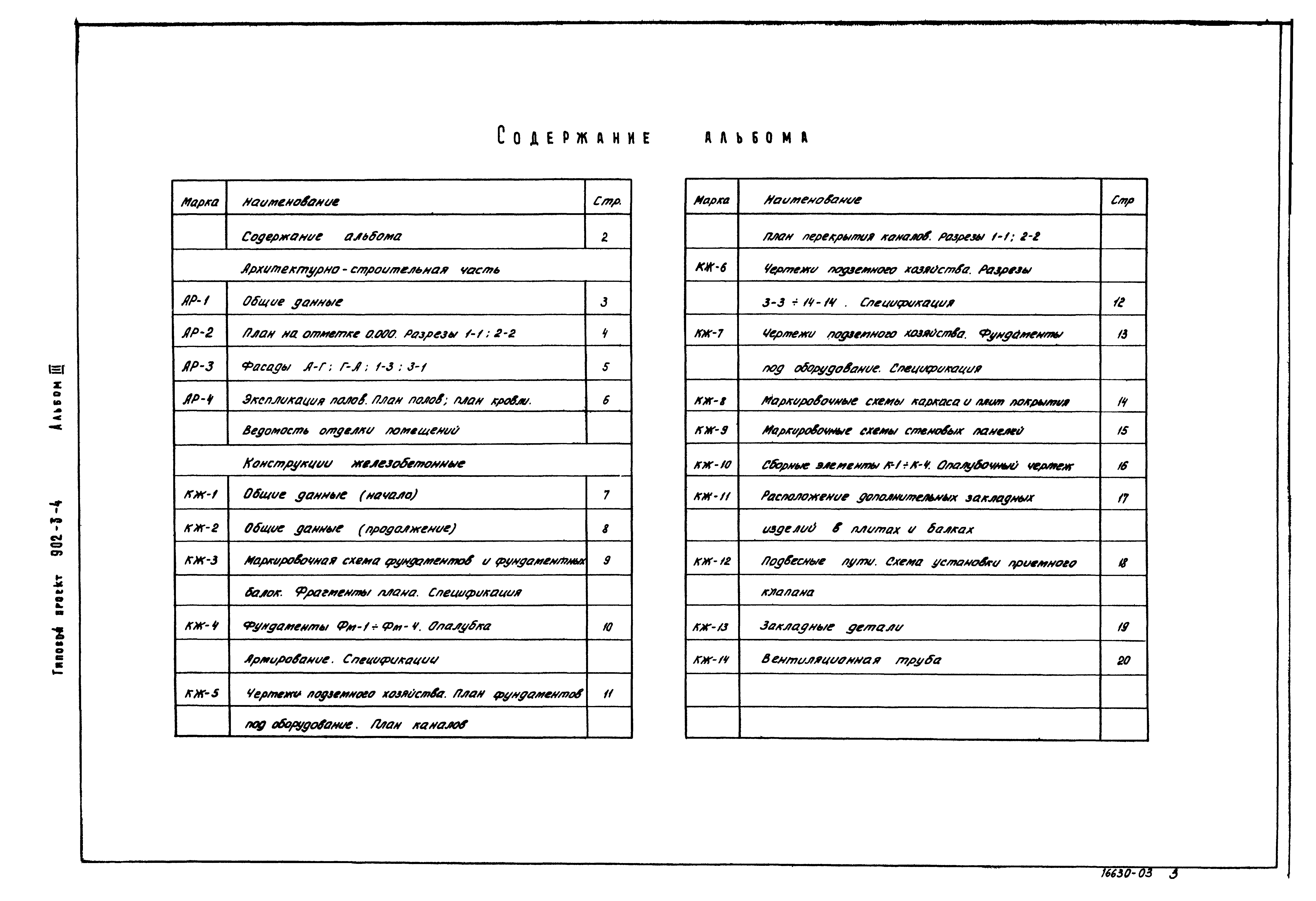 Типовой проект 902-3-4