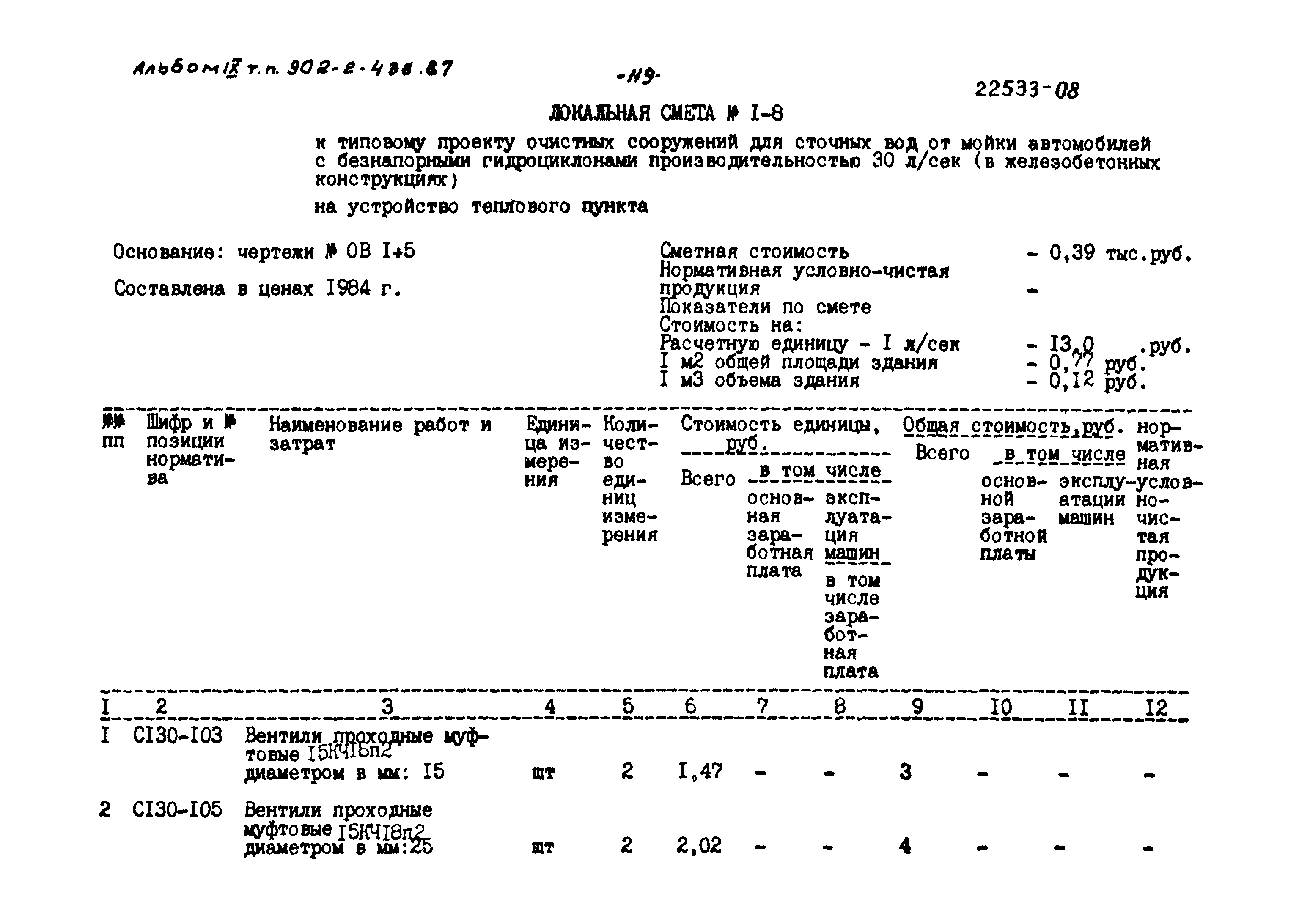 Типовой проект 902-2-438.87