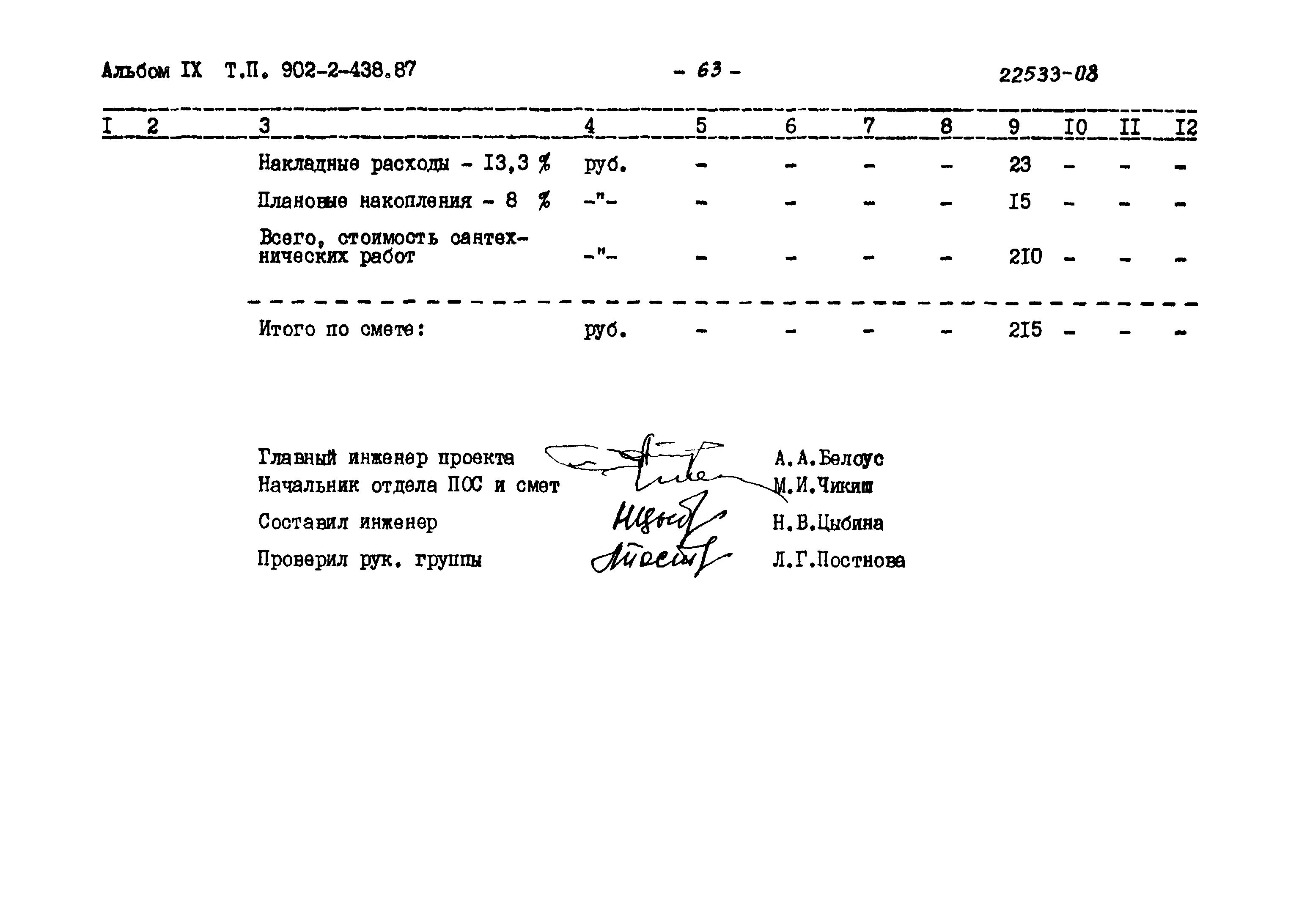 Типовой проект 902-2-438.87