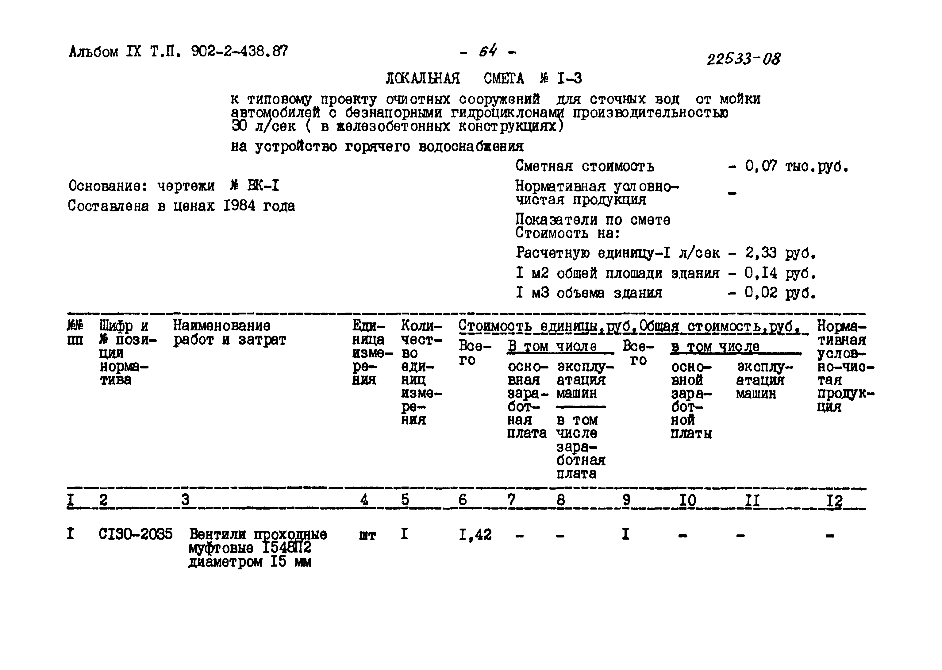 Типовой проект 902-2-438.87