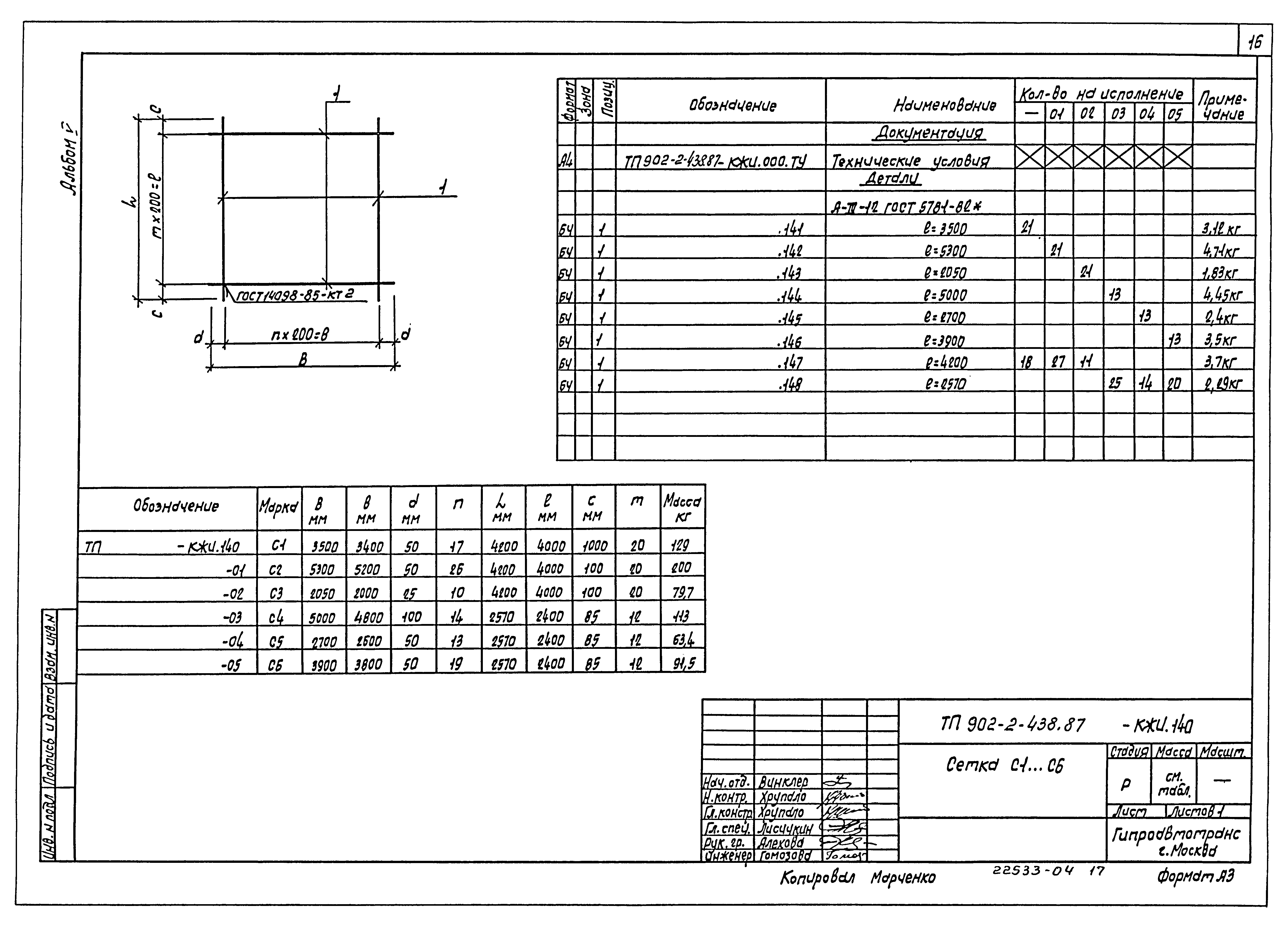 Типовой проект 902-2-438.87