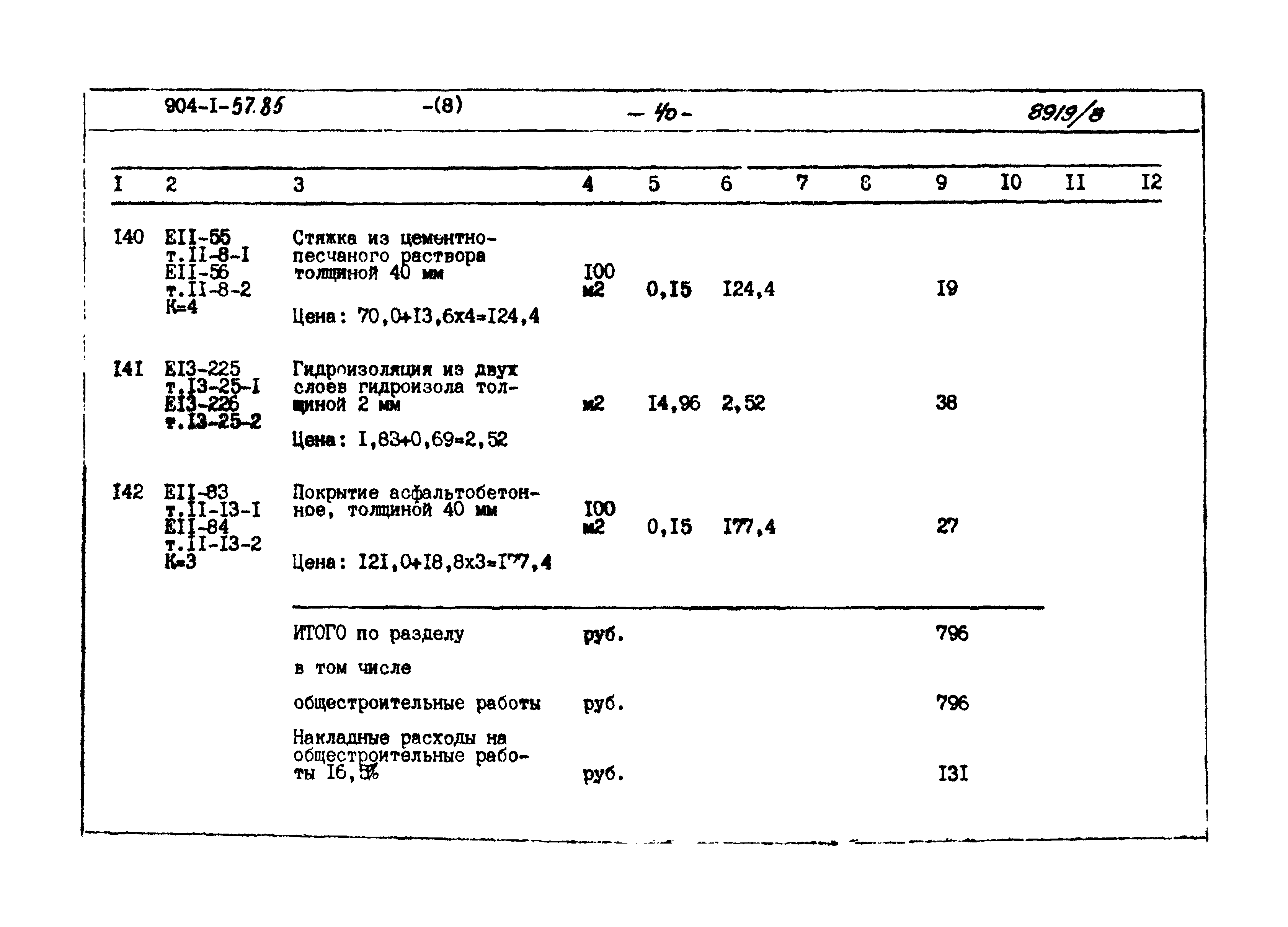 Типовой проект 904-1-57.85