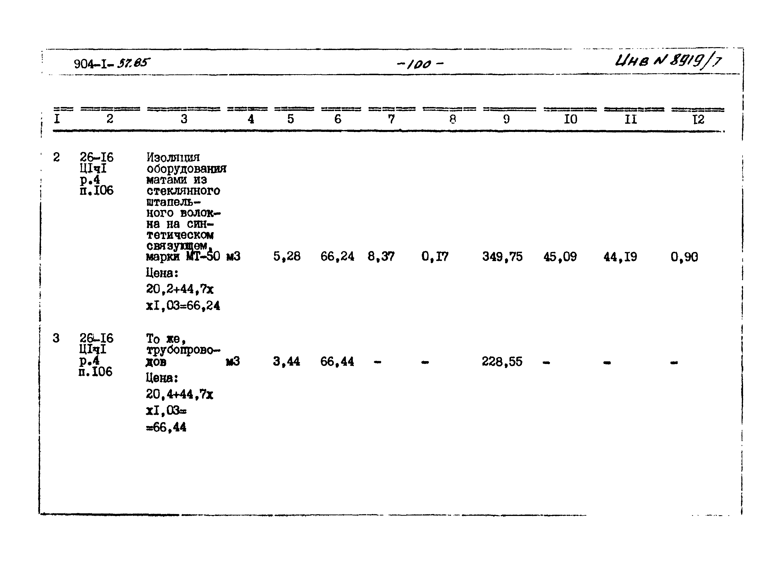 Типовой проект 904-1-57.85