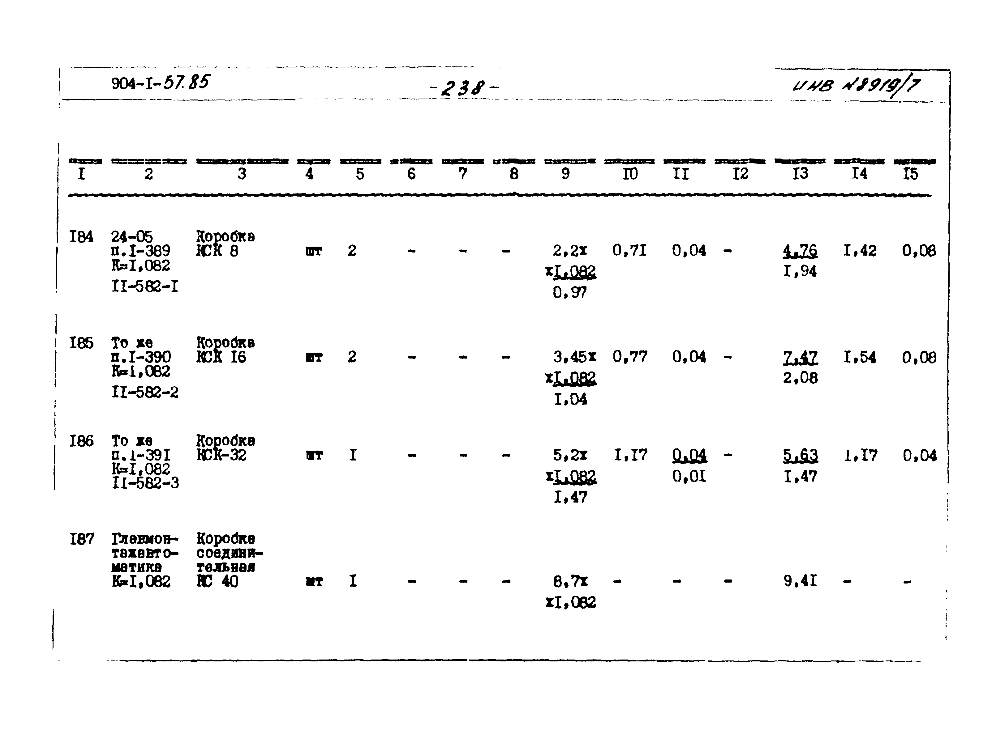 Типовой проект 904-1-57.85