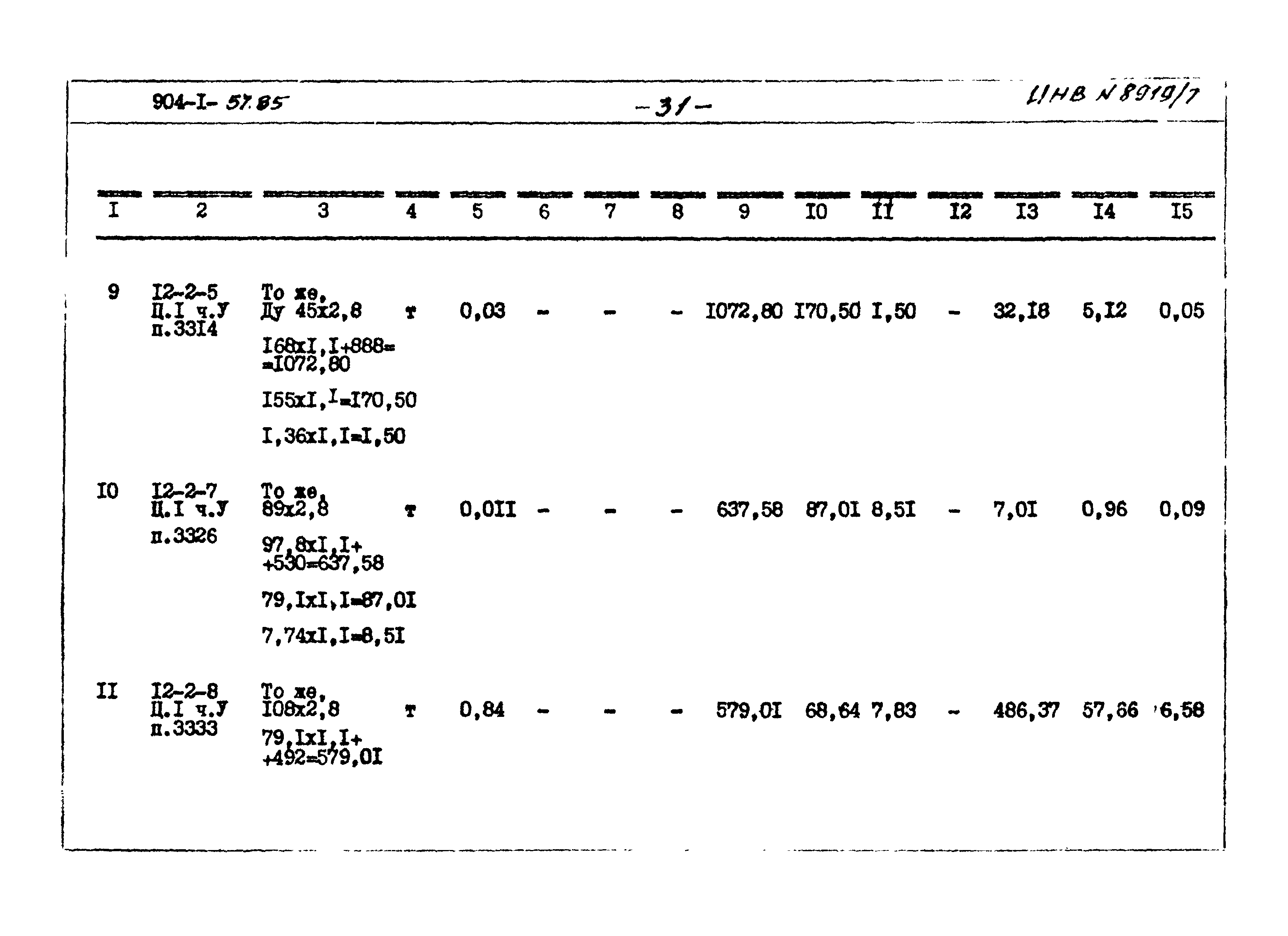 Типовой проект 904-1-57.85