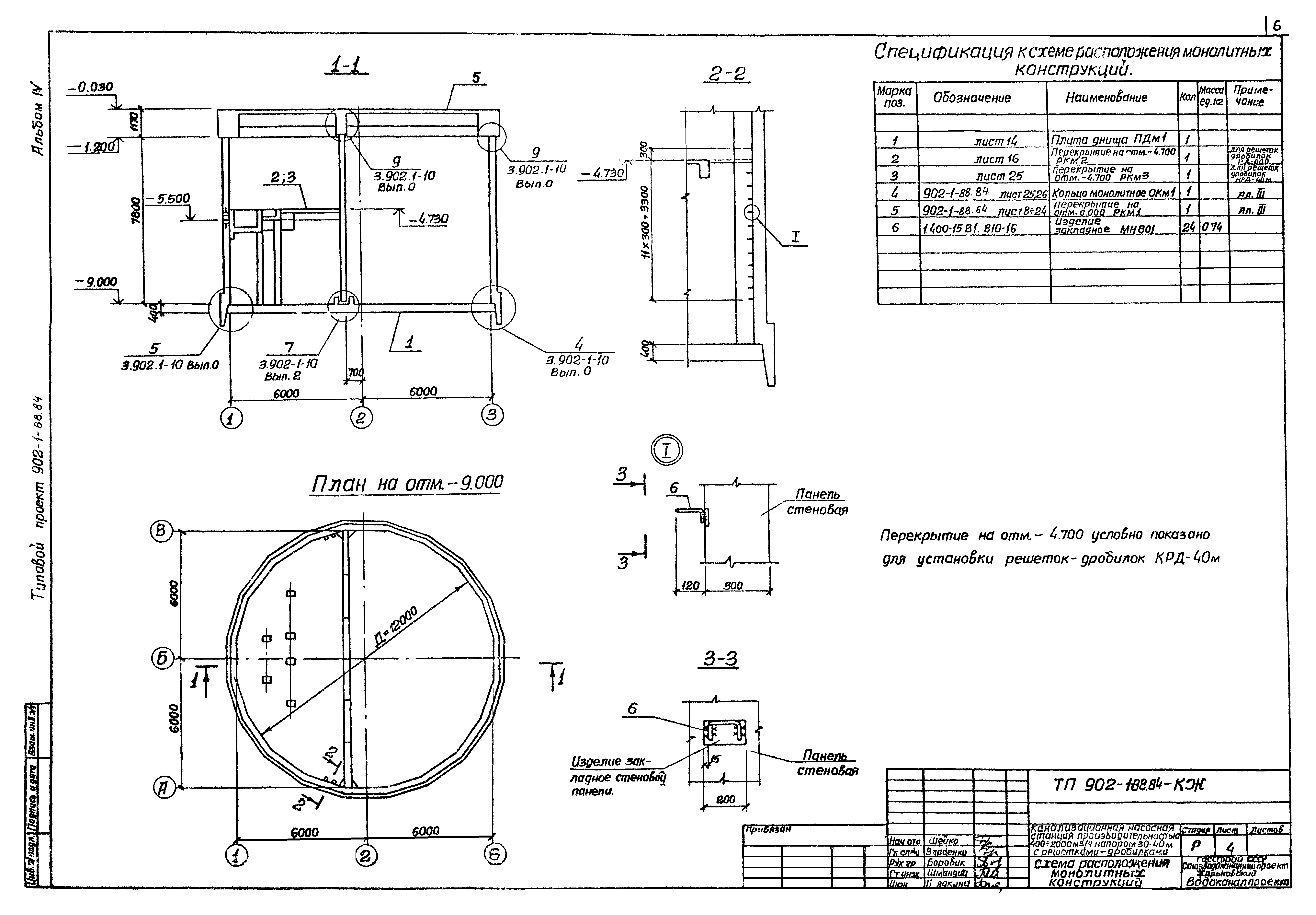 Типовой проект 902-1-88.84