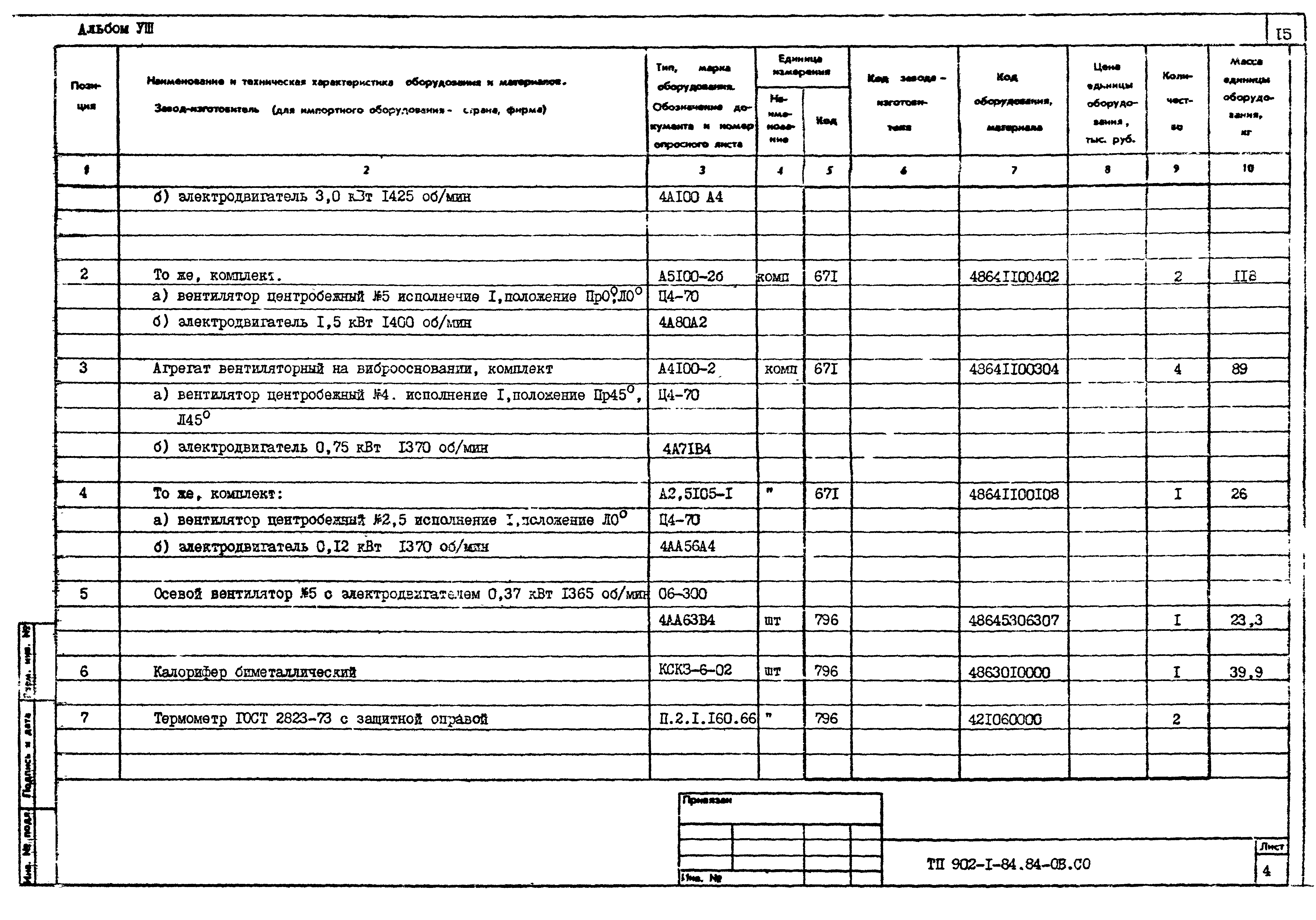 Типовой проект 902-1-87.84