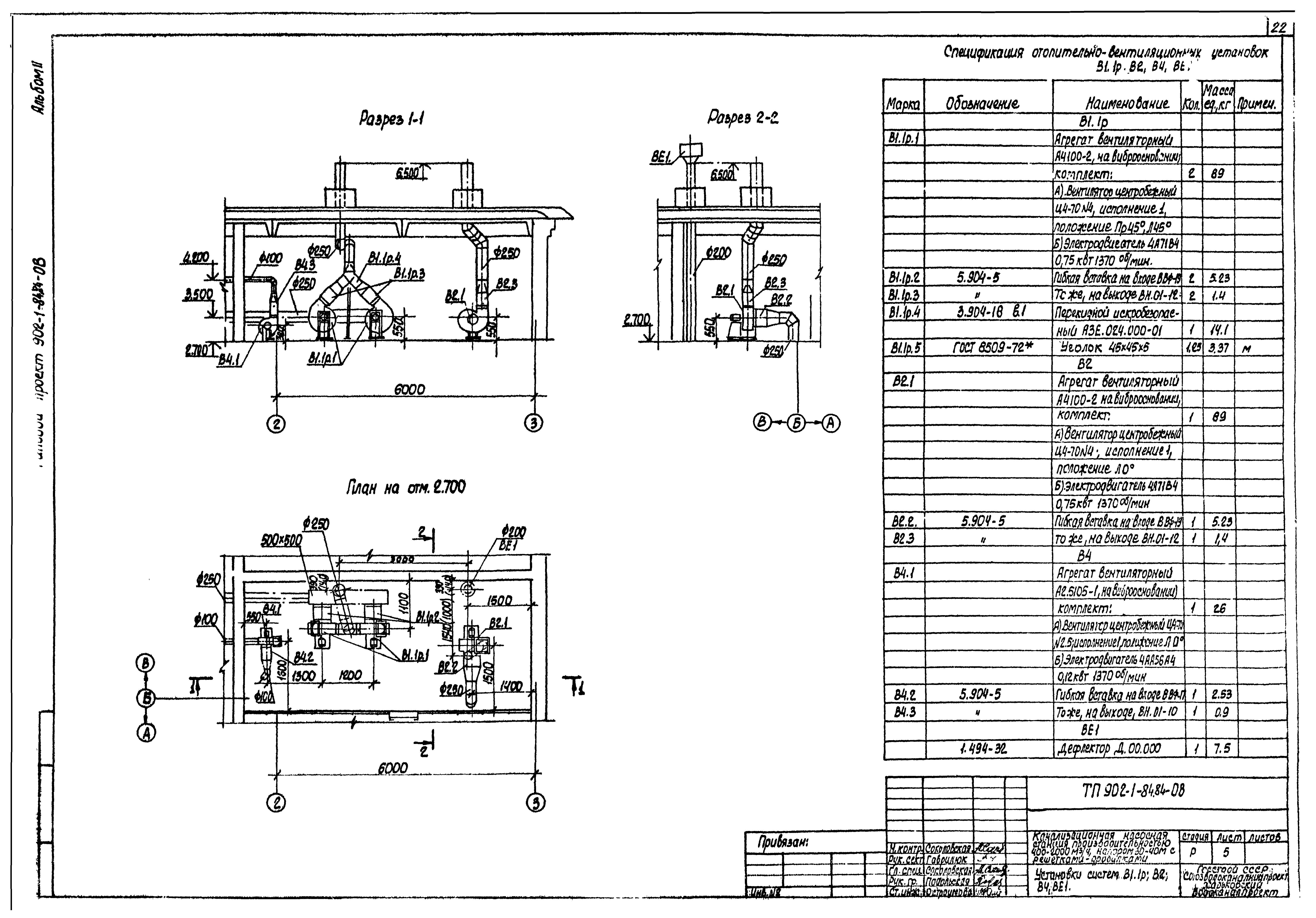Типовой проект 902-1-87.84