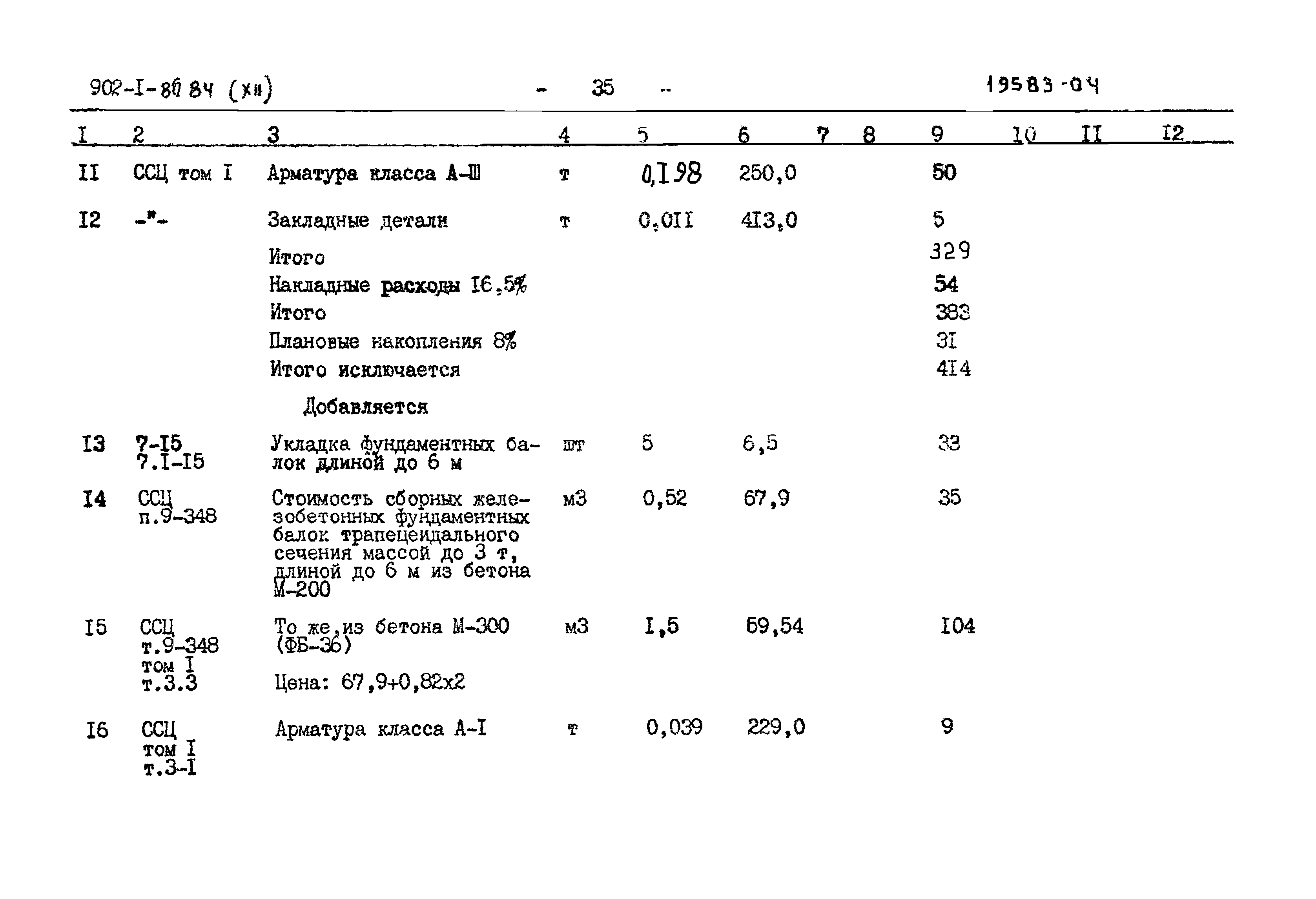 Типовой проект 902-1-86.84