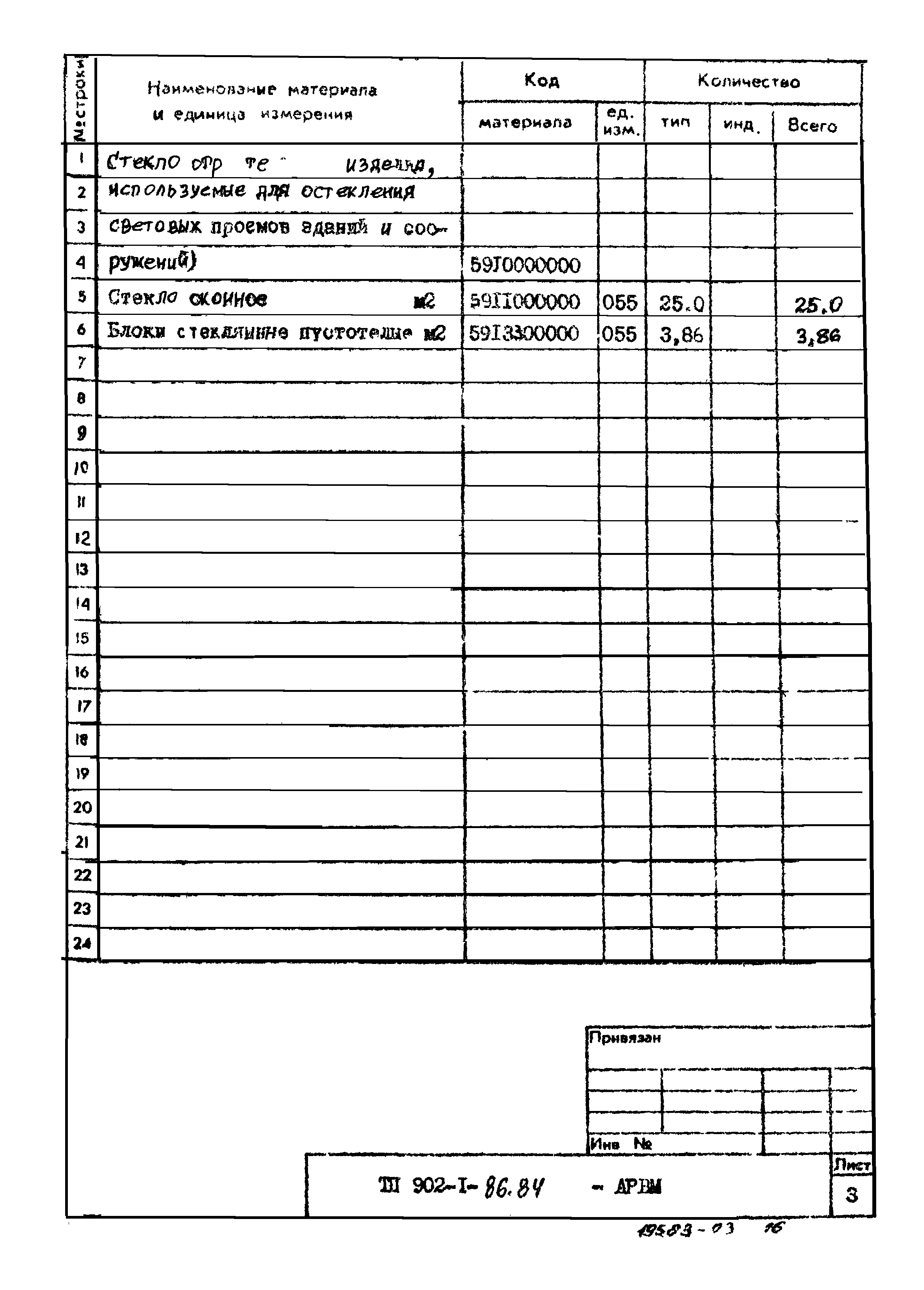 Типовой проект 902-1-86.84