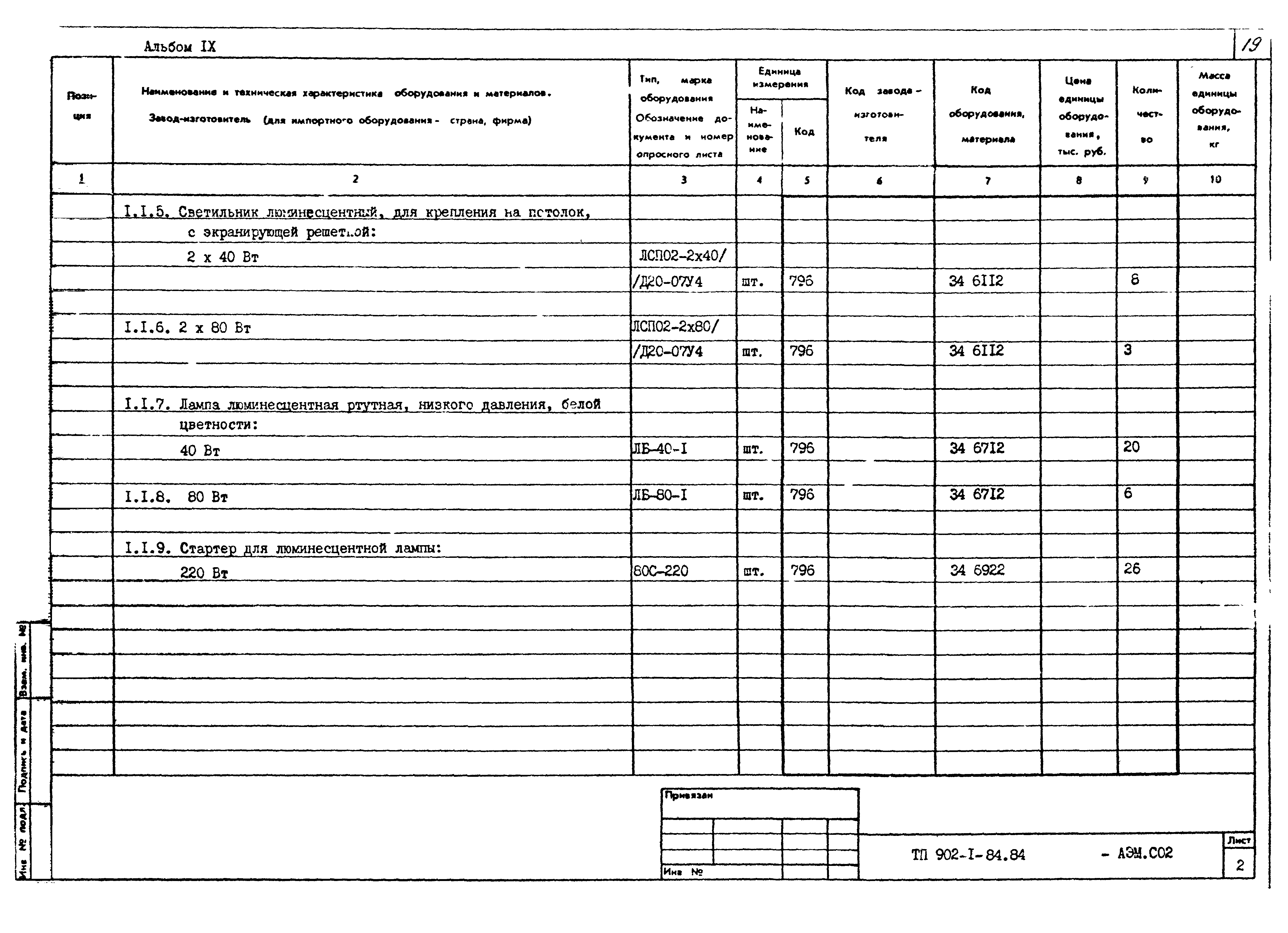 Типовой проект 902-1-86.84