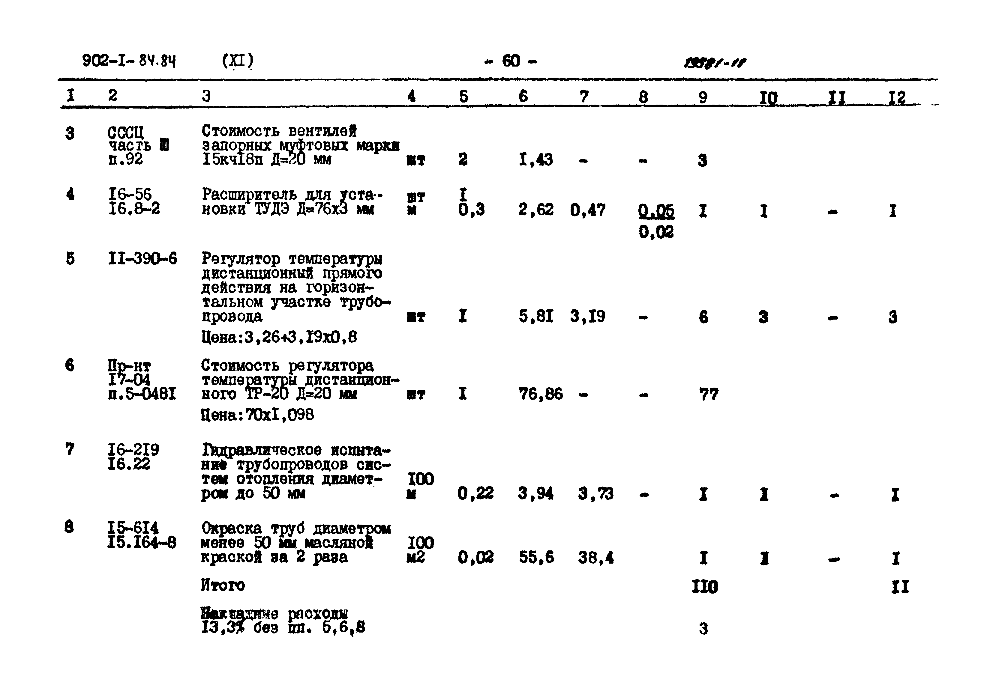 Типовой проект 902-1-85.84