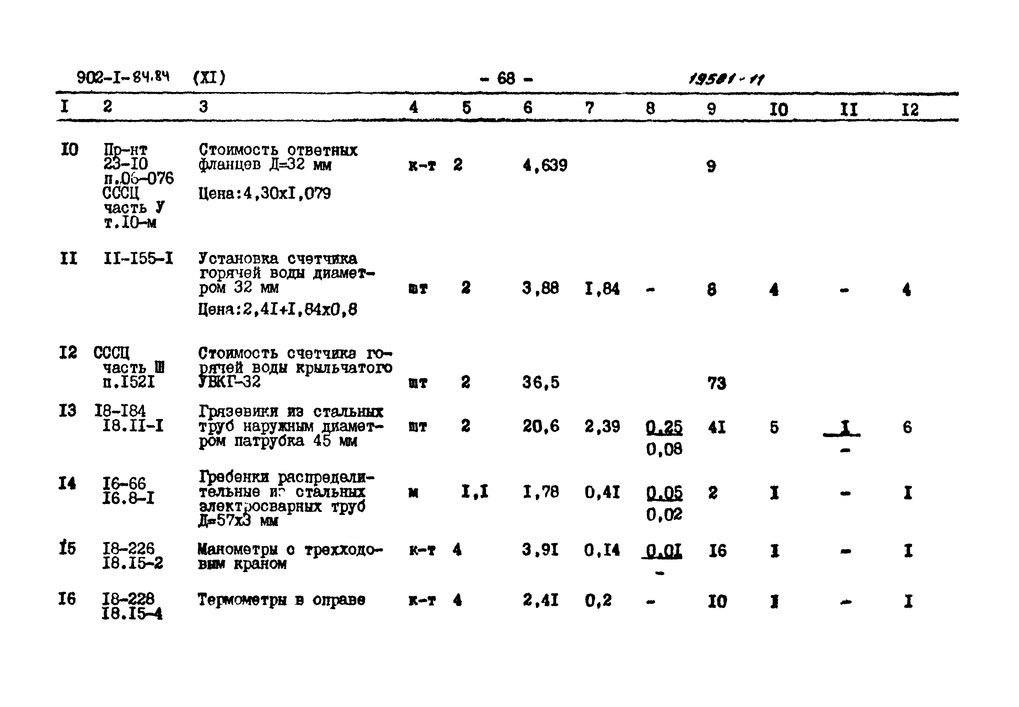 Типовой проект 902-1-85.84