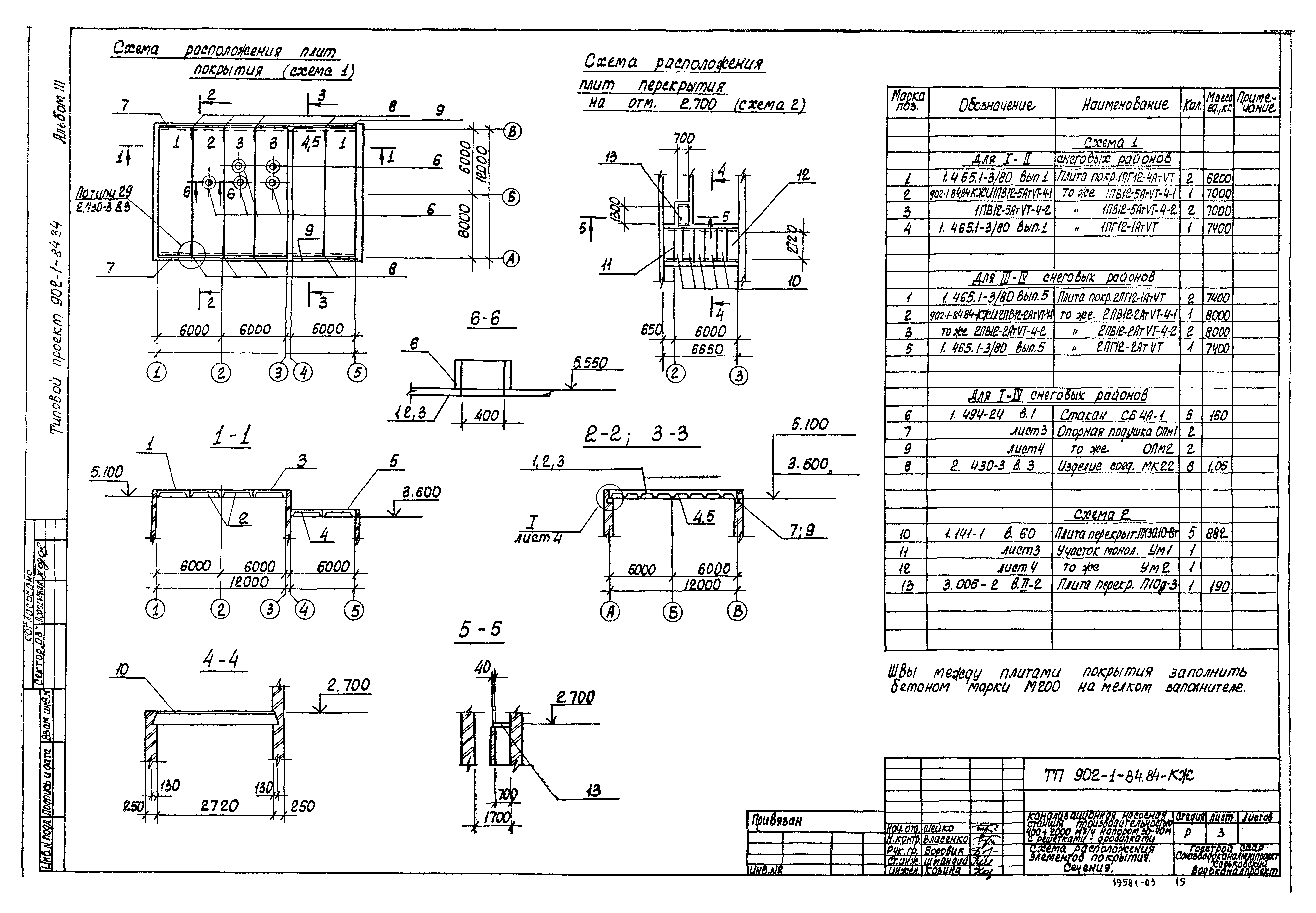 Типовой проект 902-1-85.84