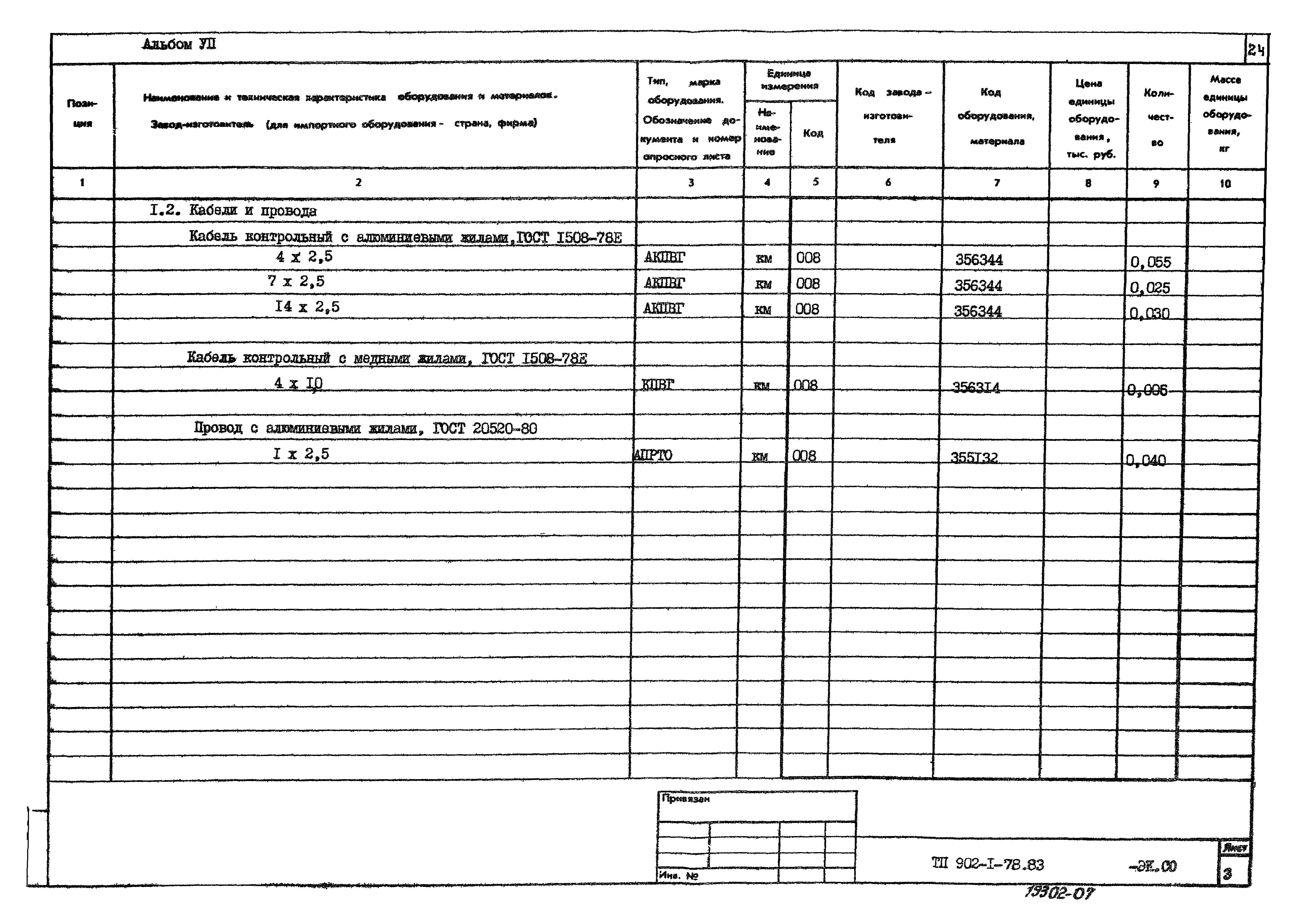 Типовой проект 902-1-80.83