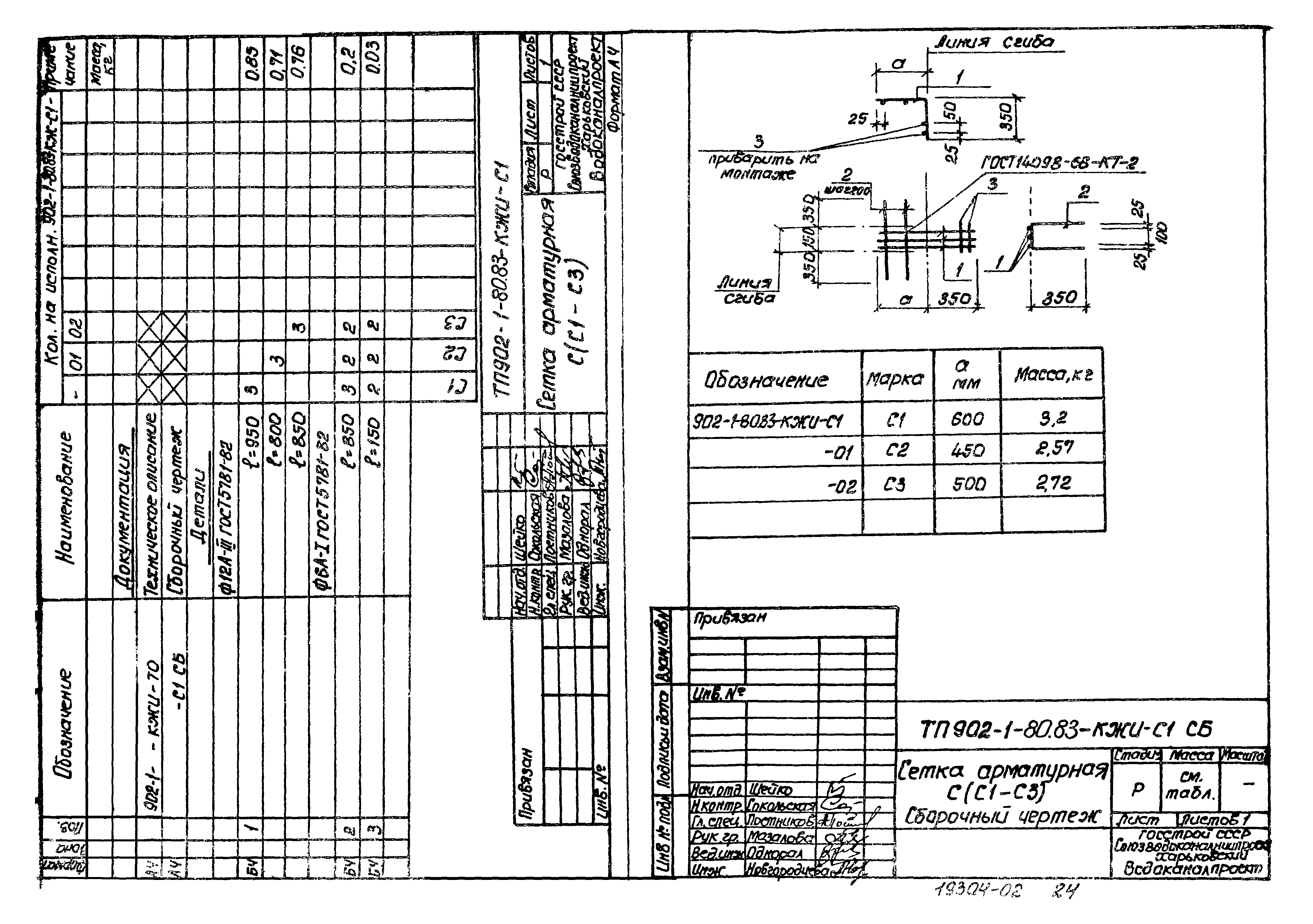 Типовой проект 902-1-80.83