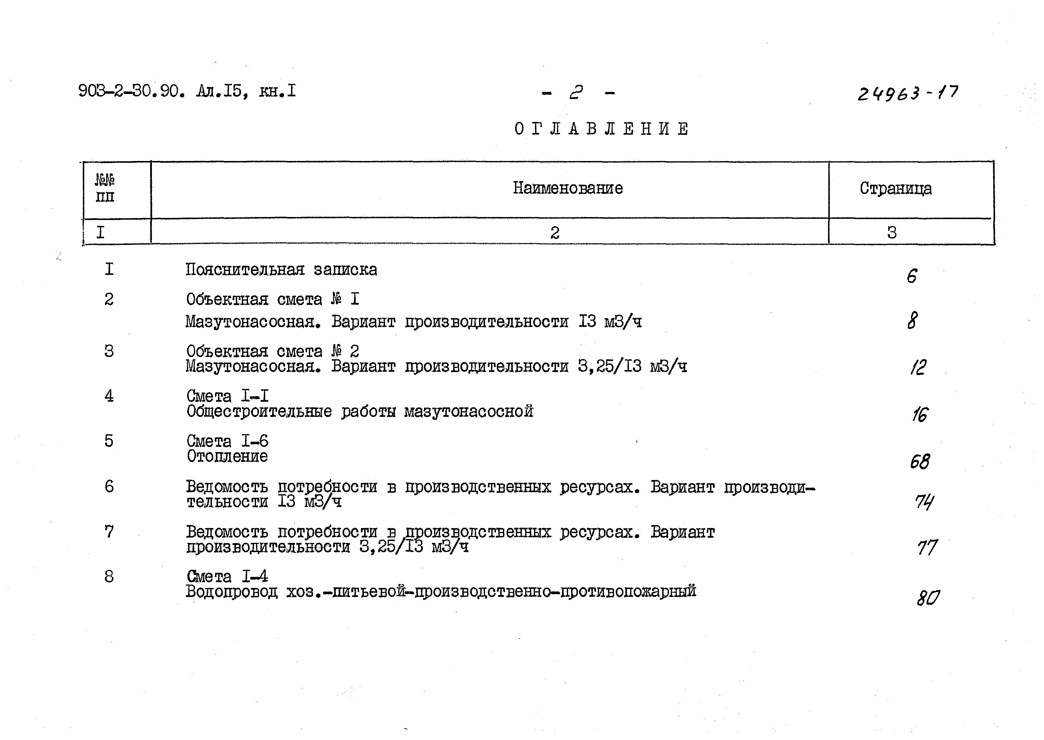 Типовой проект 903-2-30.90