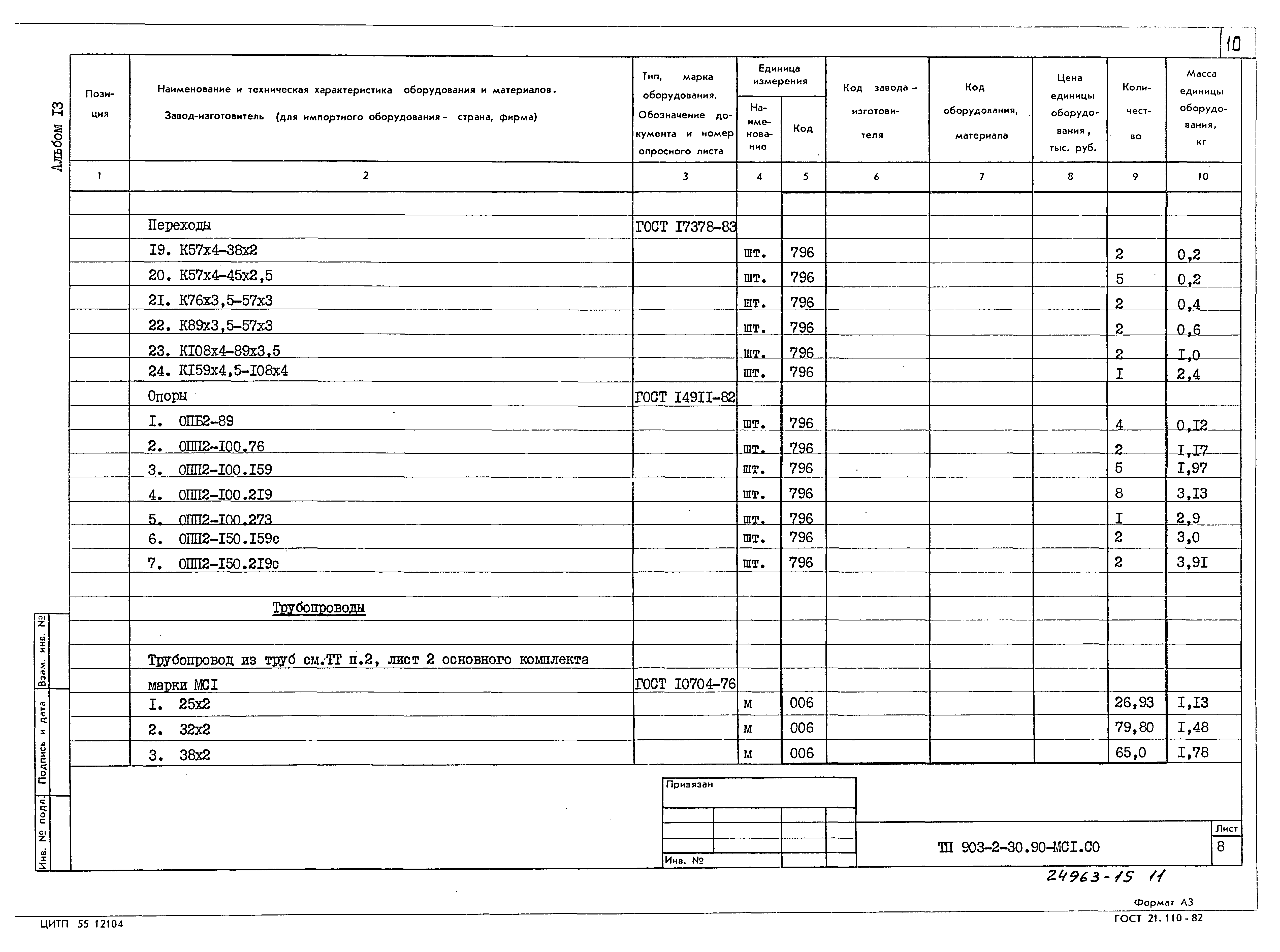 Типовой проект 903-2-30.90