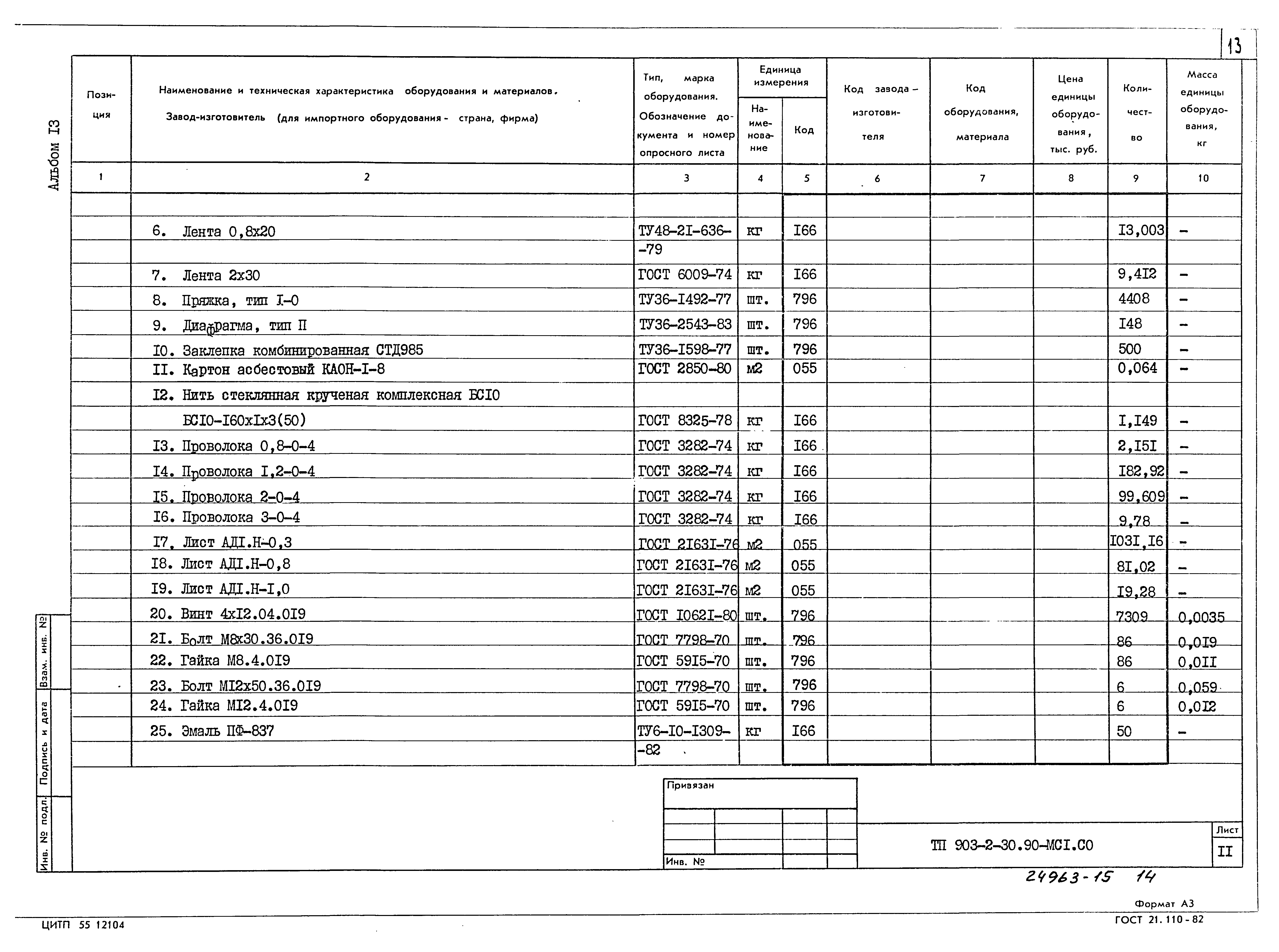 Типовой проект 903-2-30.90