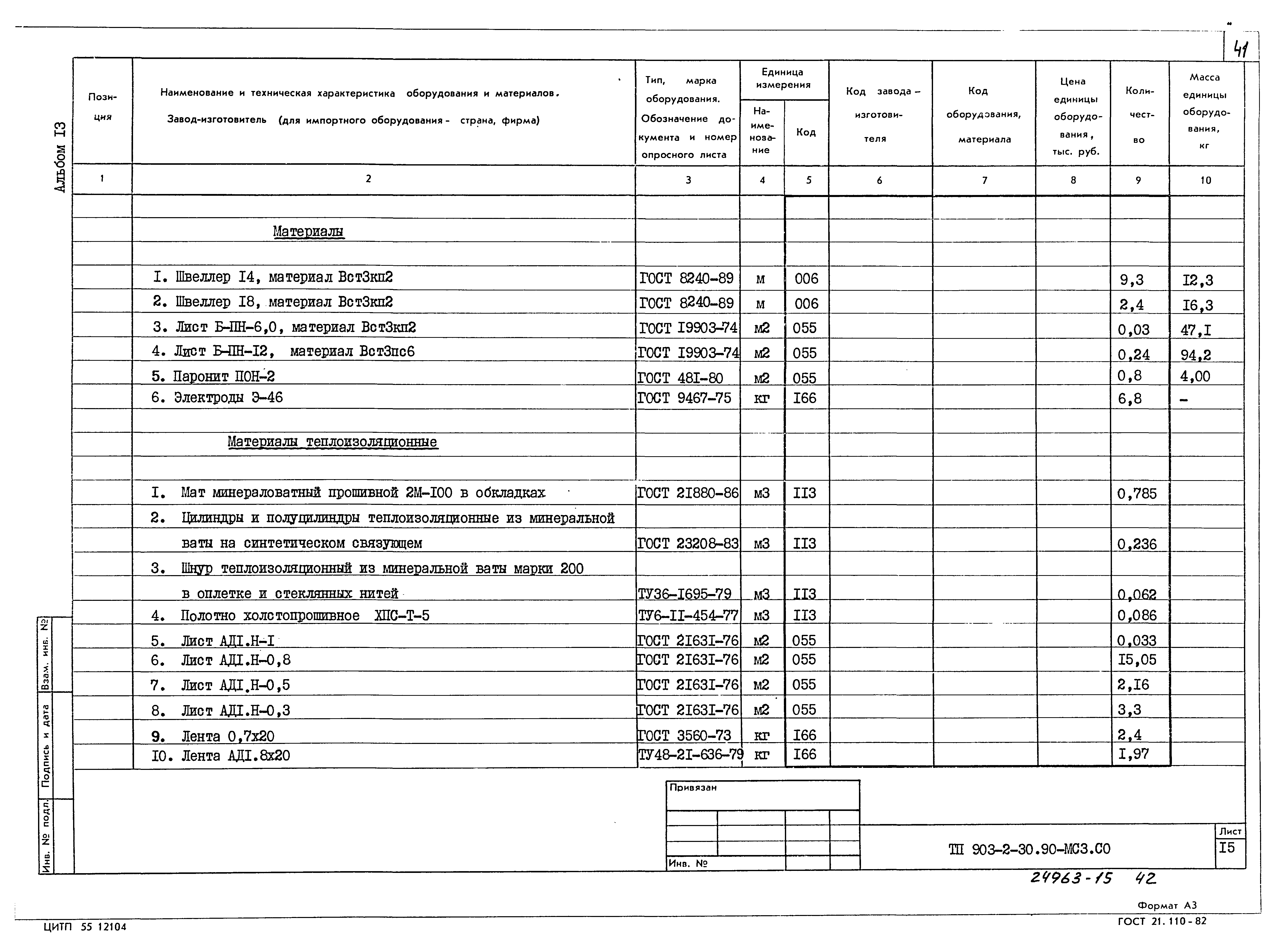 Типовой проект 903-2-30.90