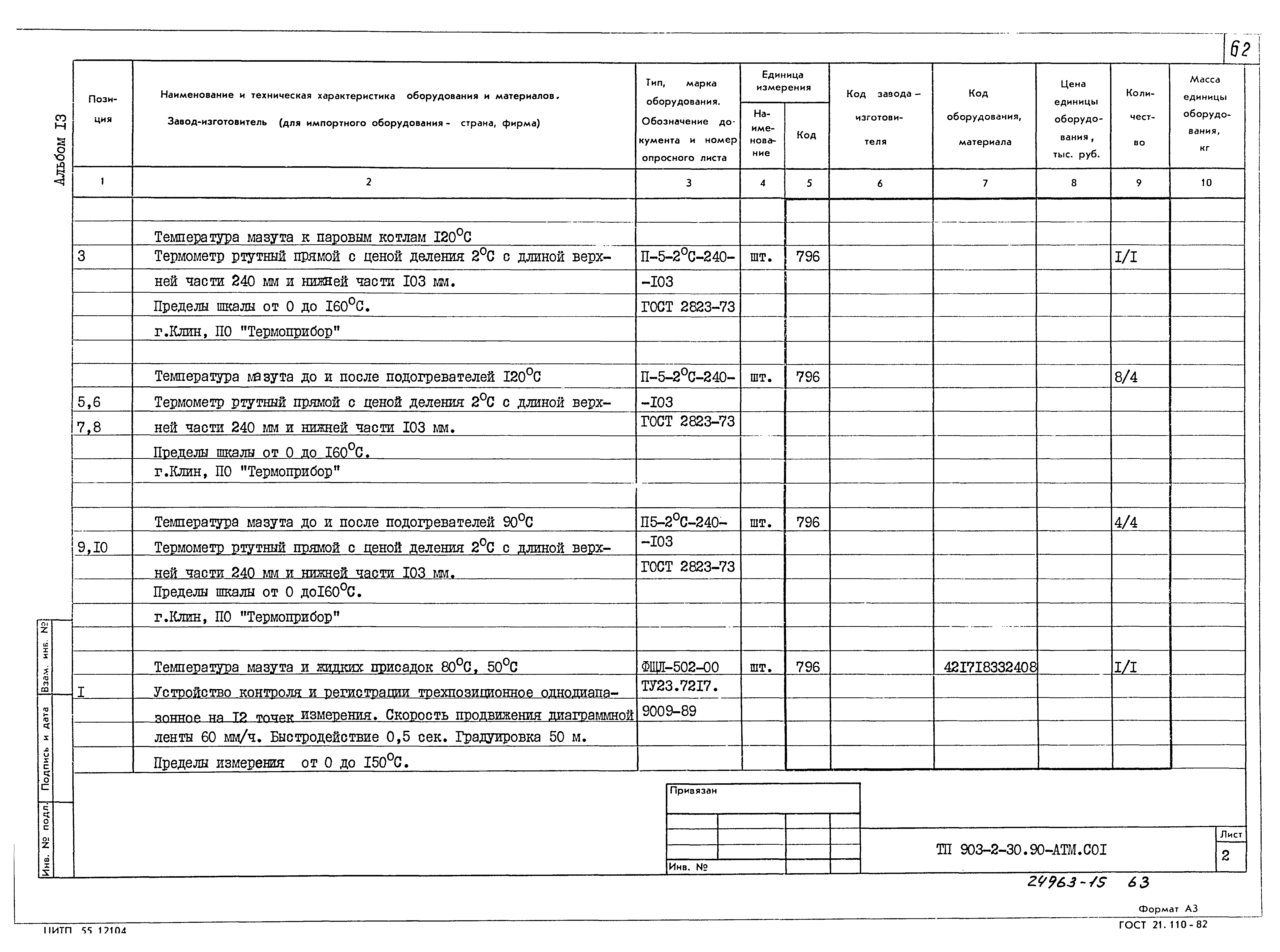 Типовой проект 903-2-30.90