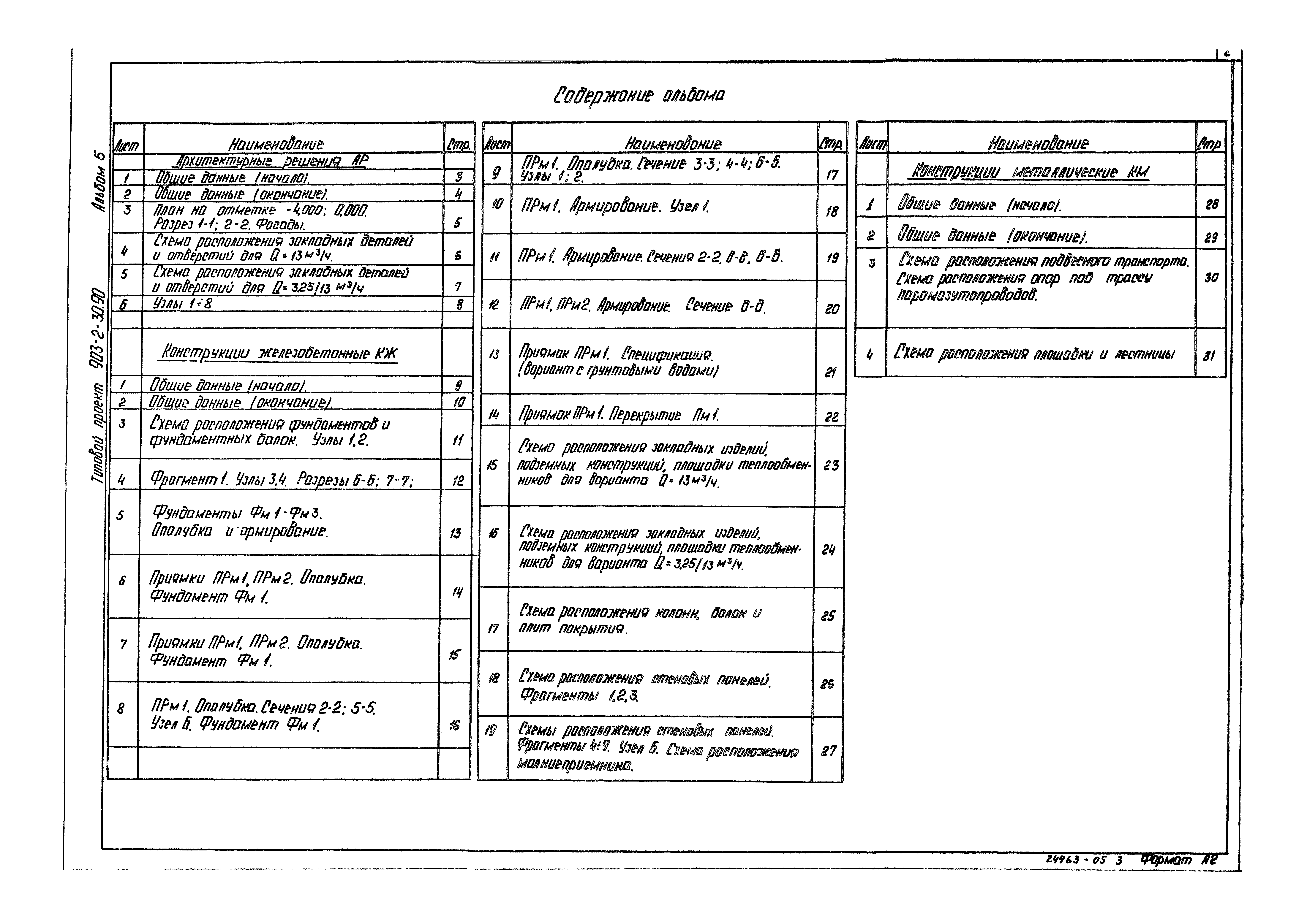 Типовой проект 903-2-30.90